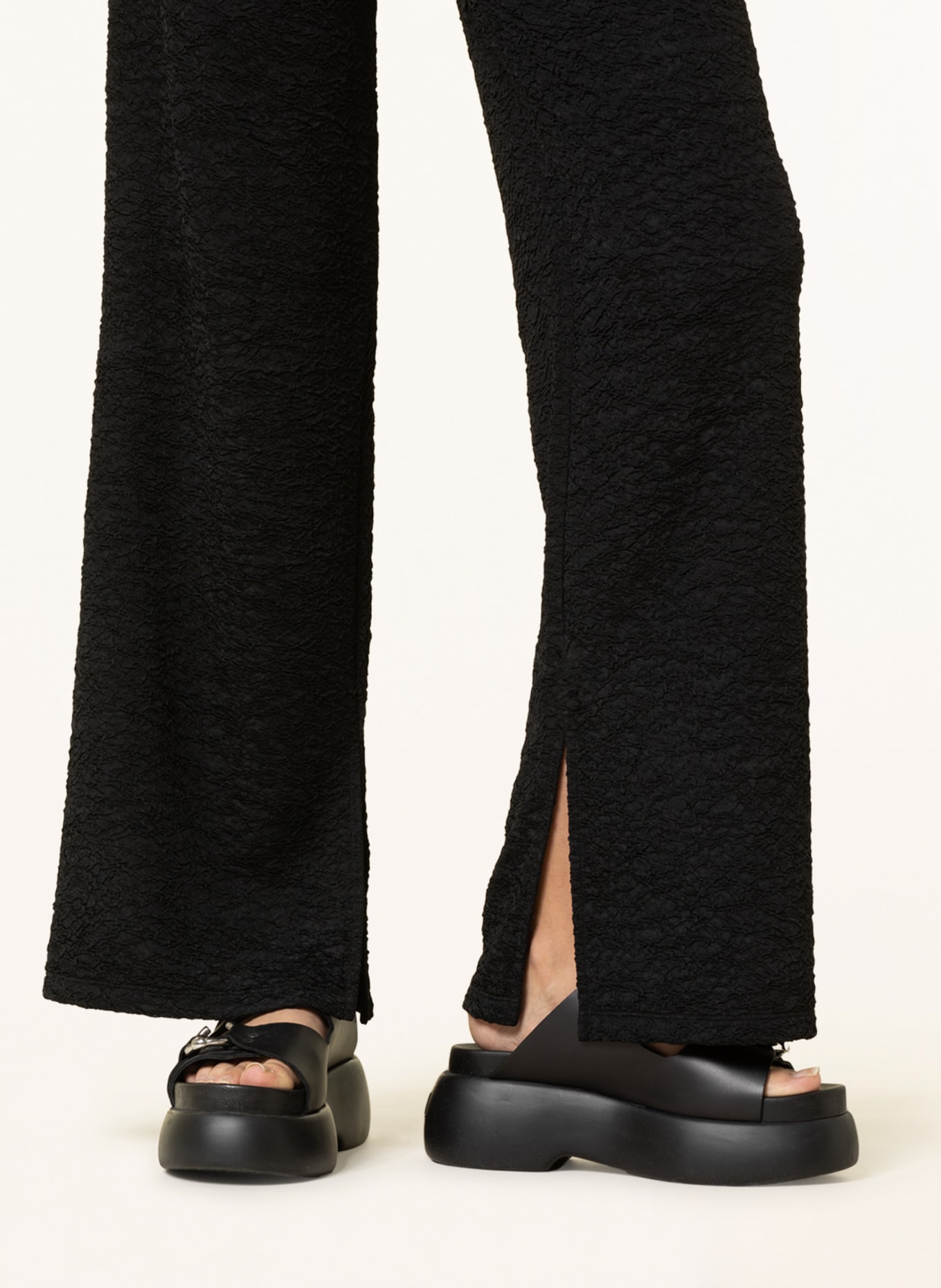 ENVII Wide leg trousers ENLAURA, Color: BLACK (Image 5)