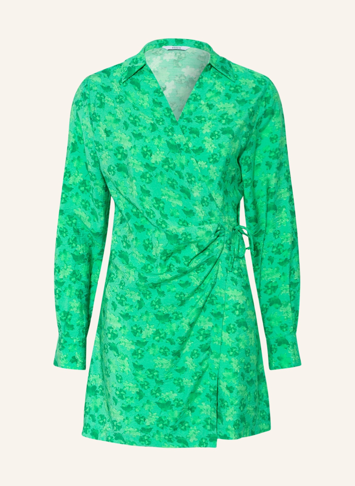 ENVII Wrap dress ENVICTORIA, Color: GREEN (Image 1)