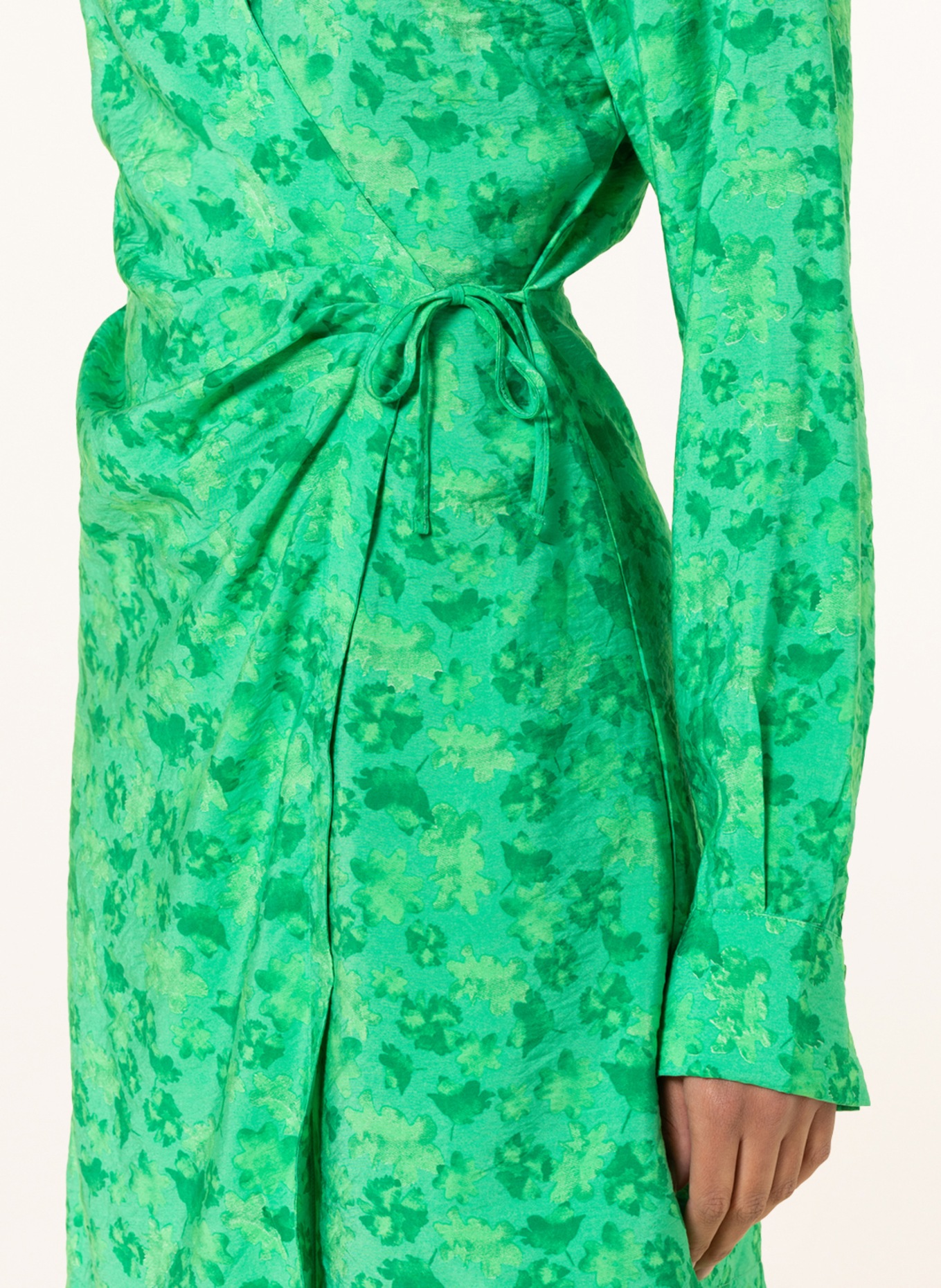 ENVII Wrap dress ENVICTORIA, Color: GREEN (Image 4)
