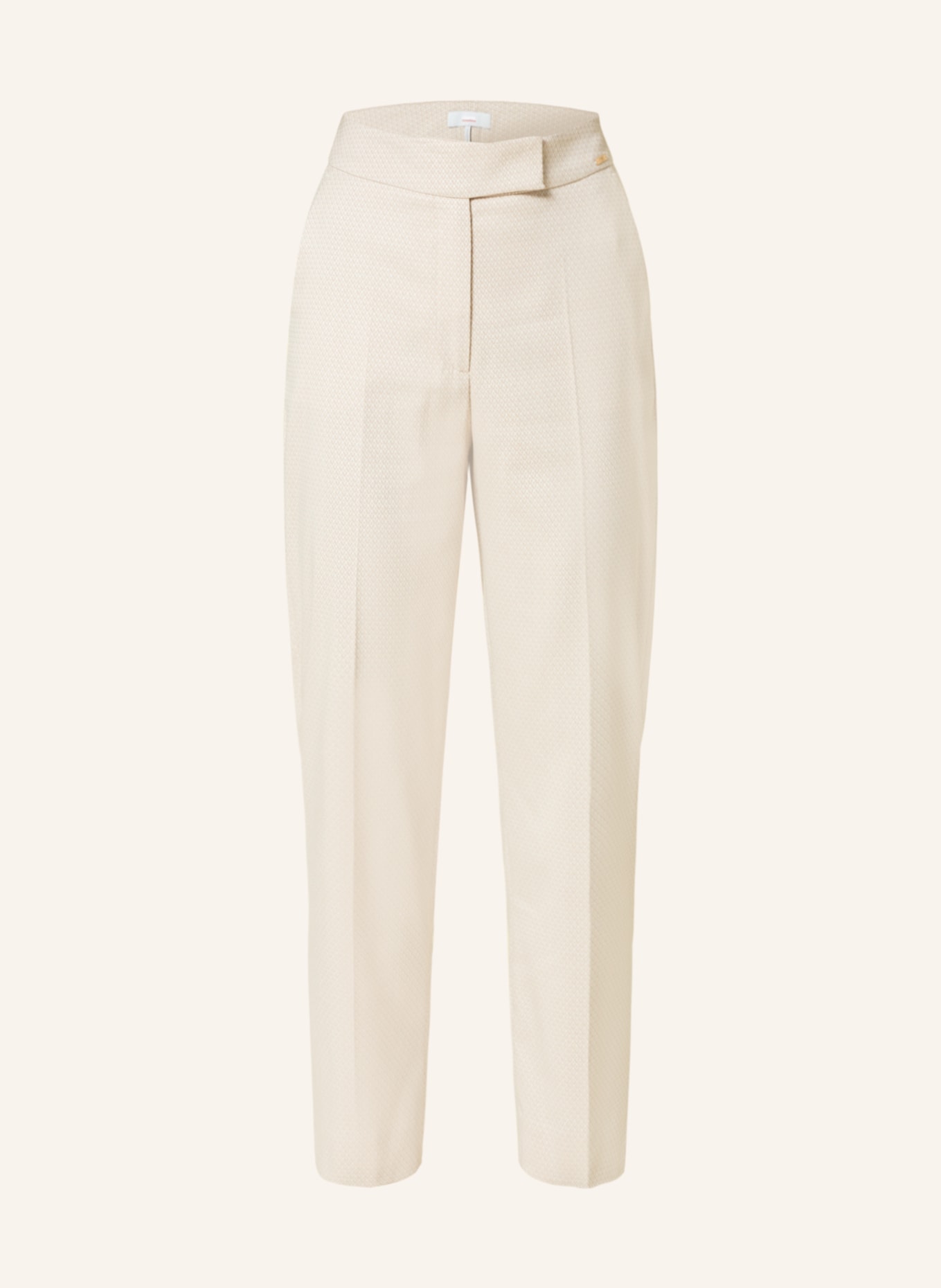 CINQUE Jacquard trousers CIHENNES, Color: CREAM (Image 1)
