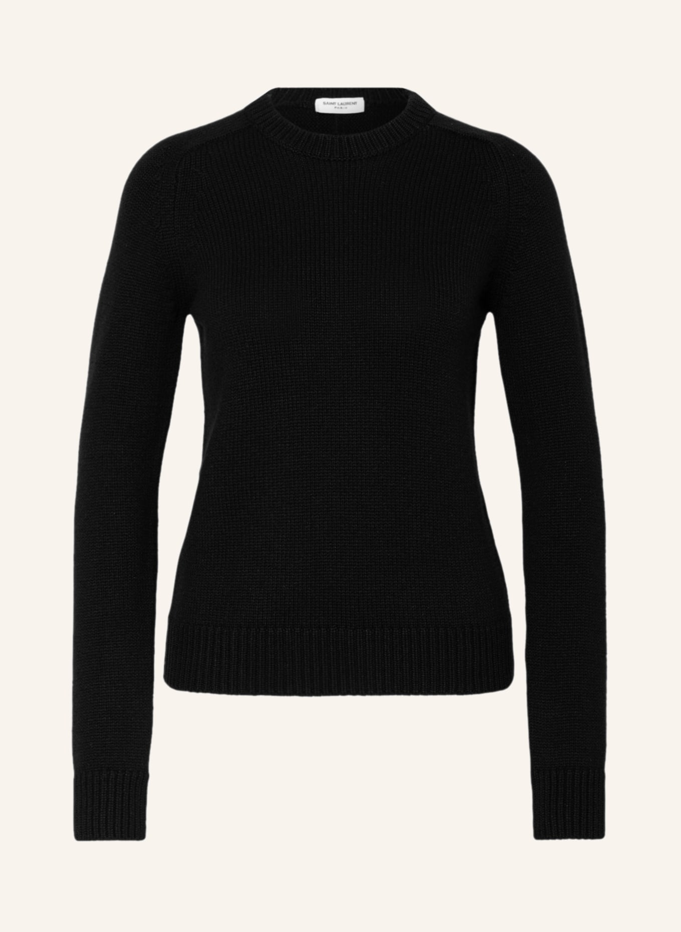 SAINT LAURENT Cashmere-Pullover, Farbe: SCHWARZ (Bild 1)