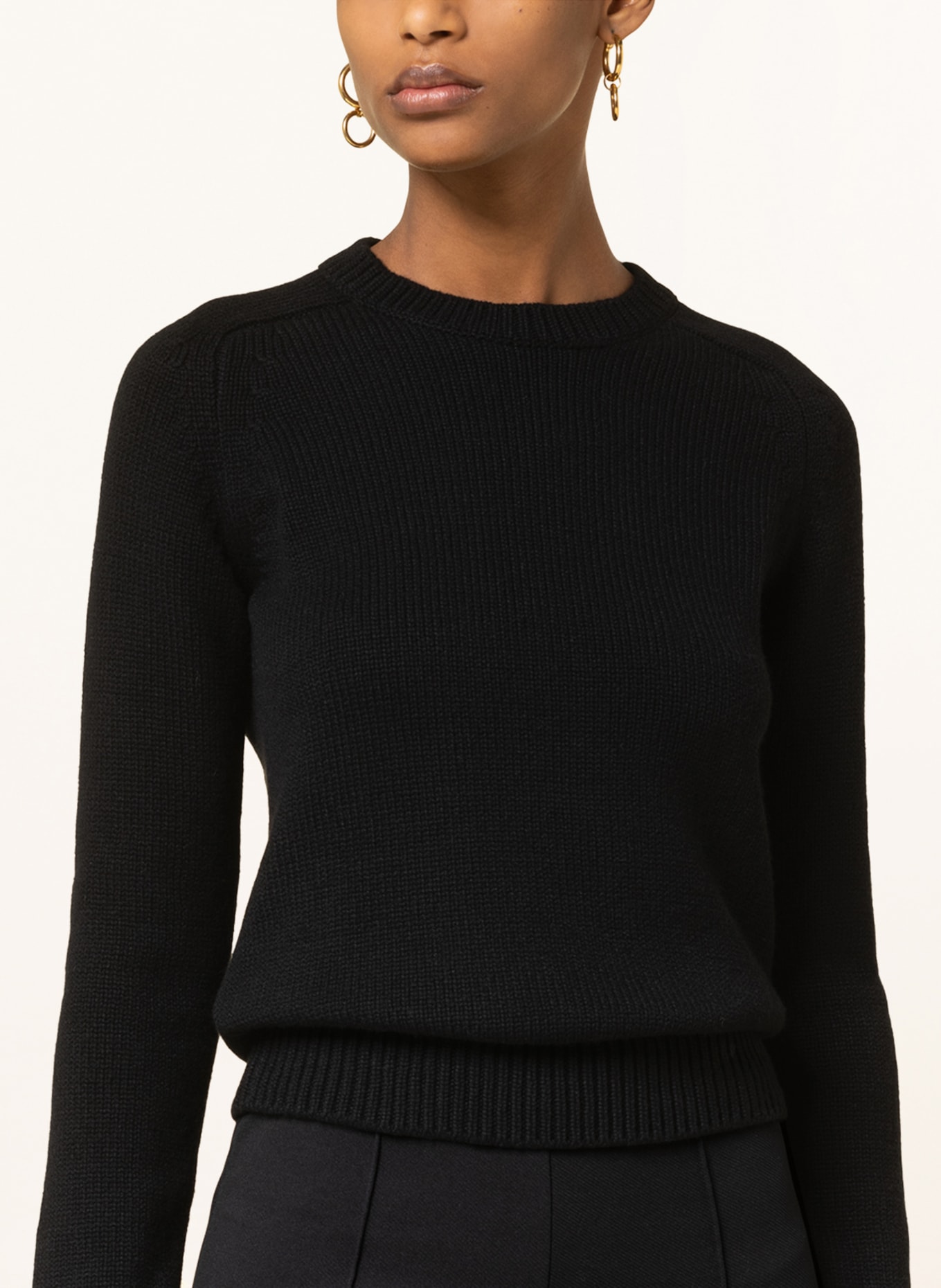 SAINT LAURENT Cashmere-Pullover, Farbe: SCHWARZ (Bild 4)