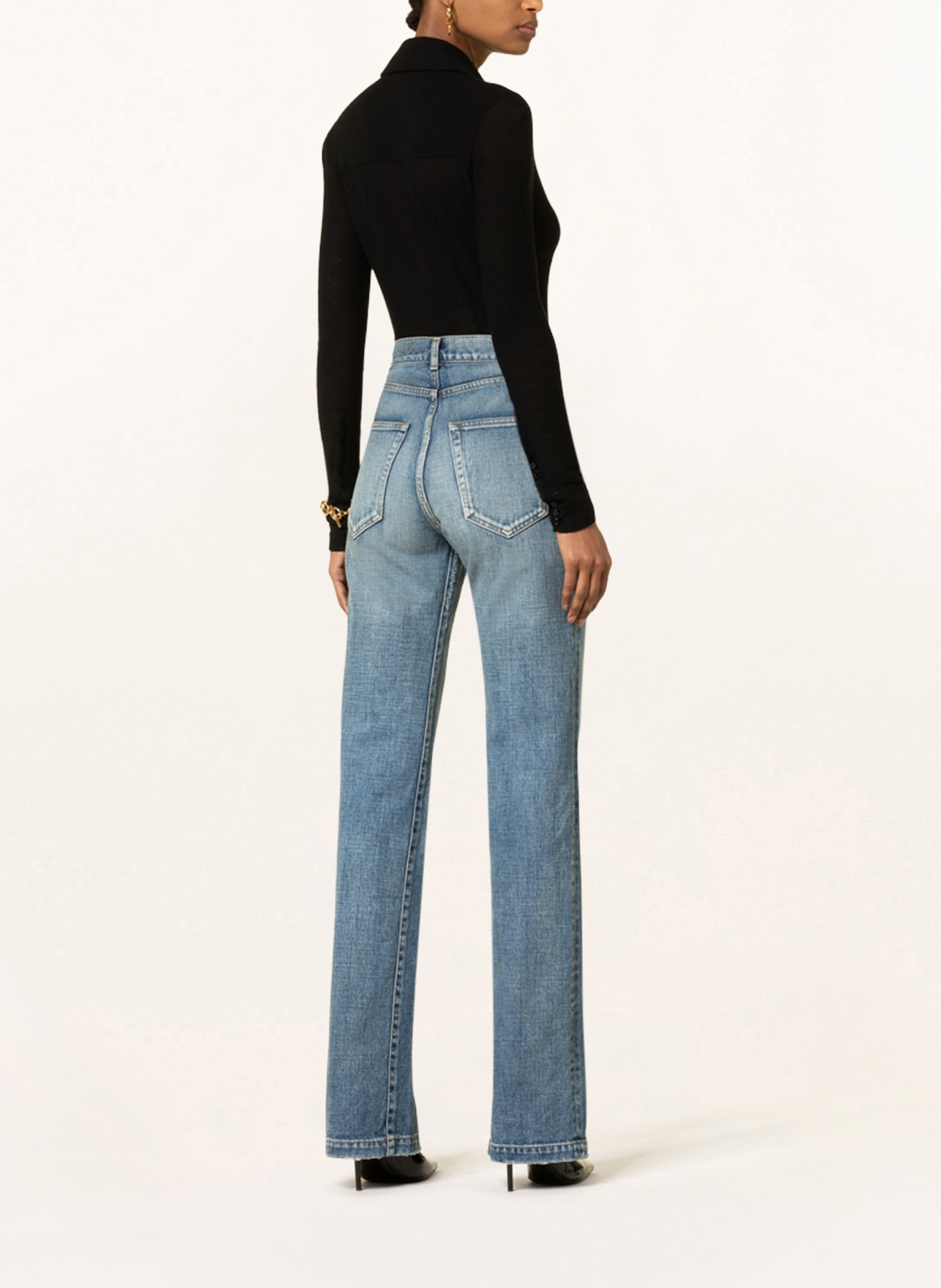 SAINT LAURENT Jeans JANE, Farbe: 4126 70'S SERGE BLUE (Bild 3)