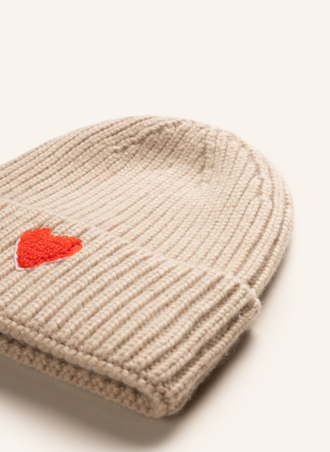 UNIO Beanie MIKA HEART, Color: LIGHT BROWN (Image 2)
