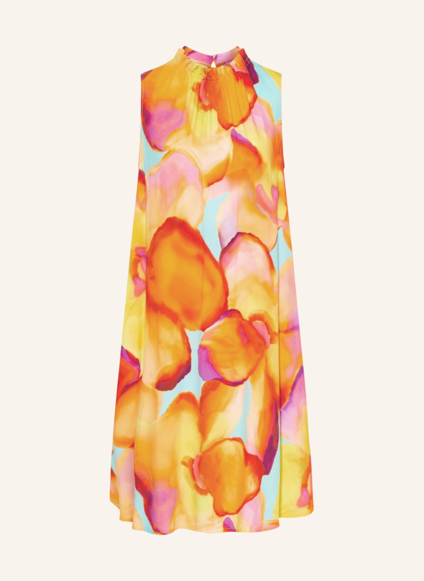Emily VAN DEN BERGH Dress , Color: LIGHT ORANGE/ TURQUOISE/ YELLOW (Image 1)