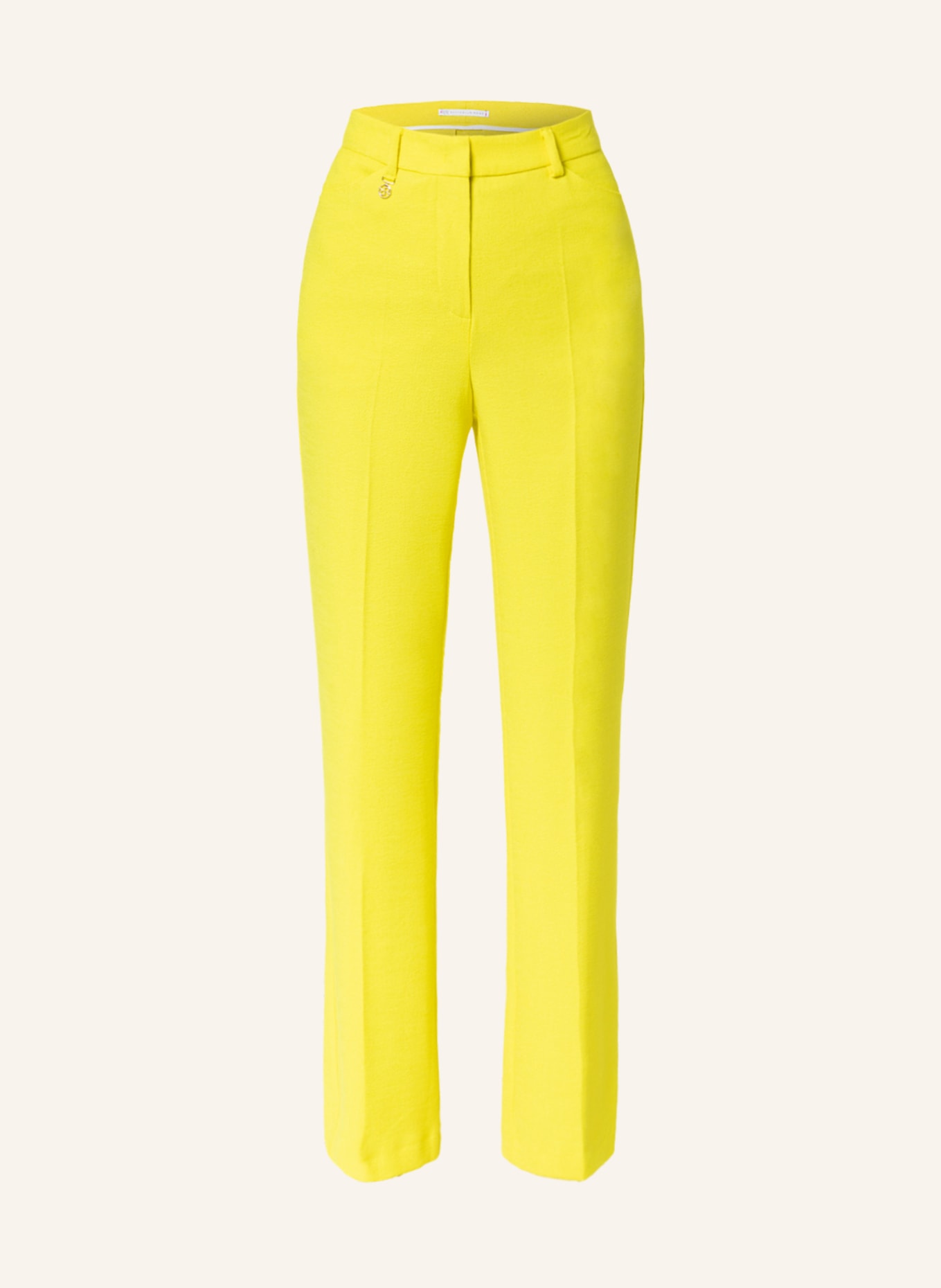 RAFFAELLO ROSSI Wide leg trousers MEDINA , Color: YELLOW (Image 1)