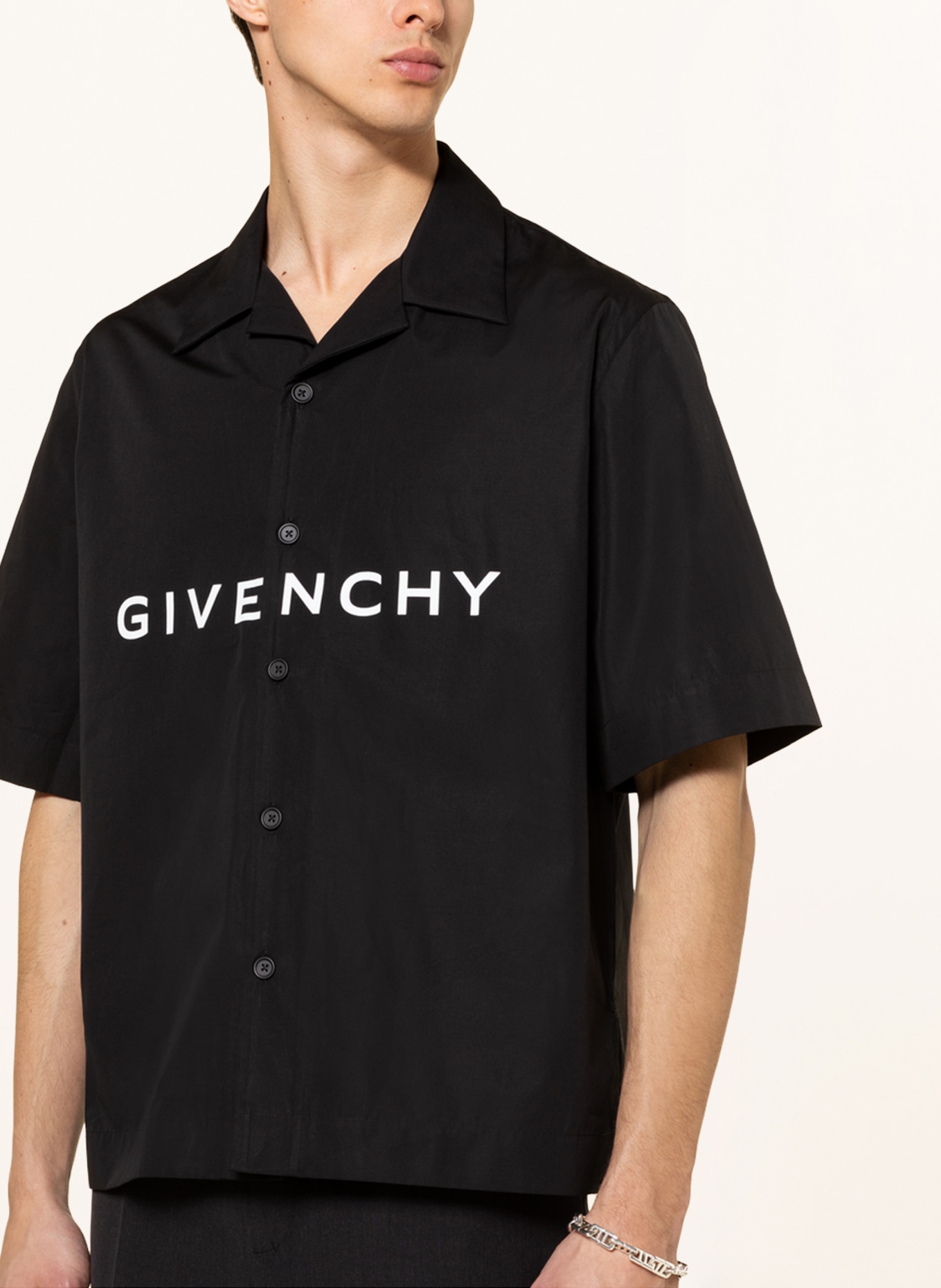 GIVENCHY Resort shirt comfort fit, Color: BLACK (Image 4)