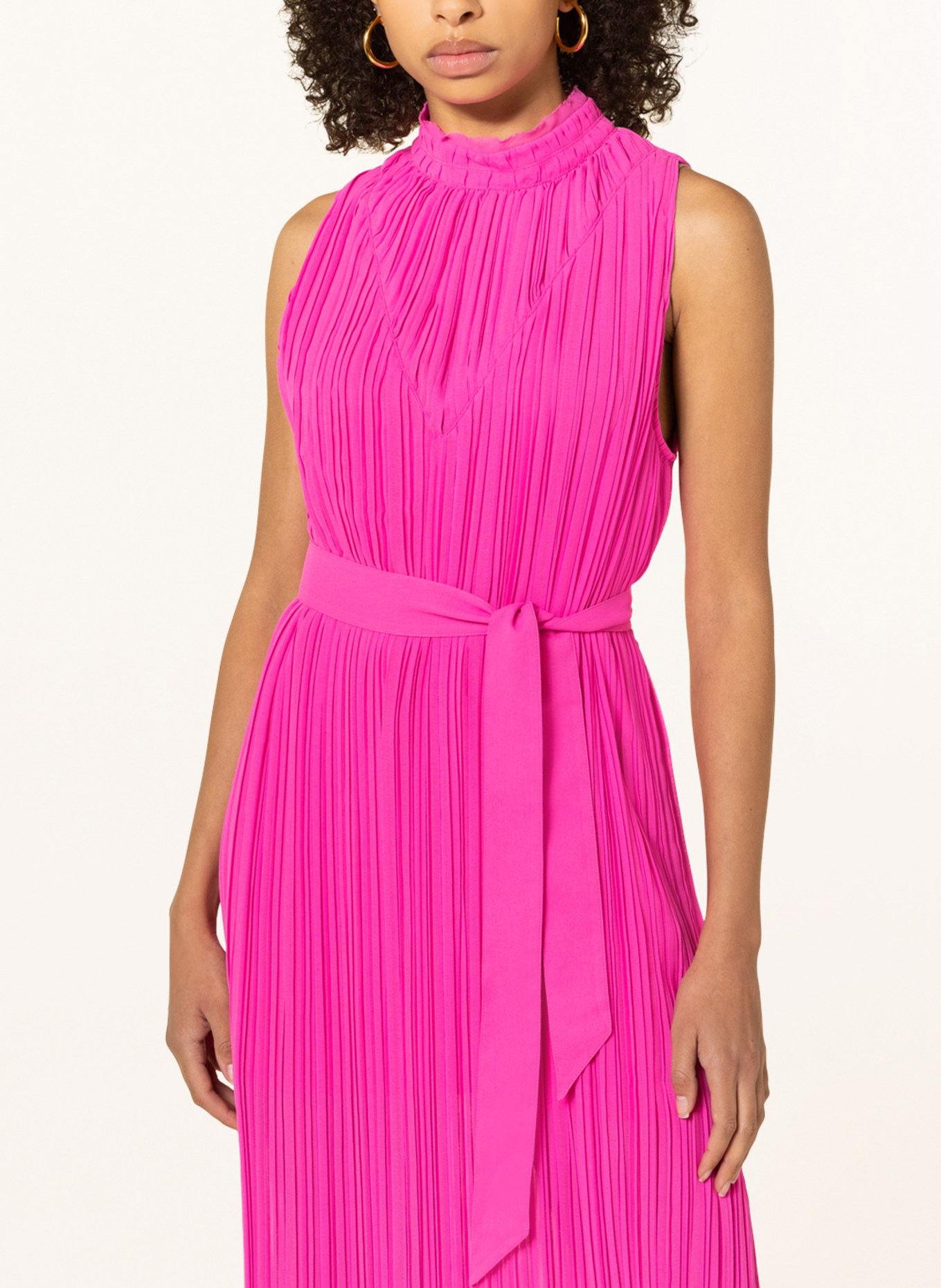 DANTE6 Pleated dress TRIXIE, Color: PINK (Image 4)