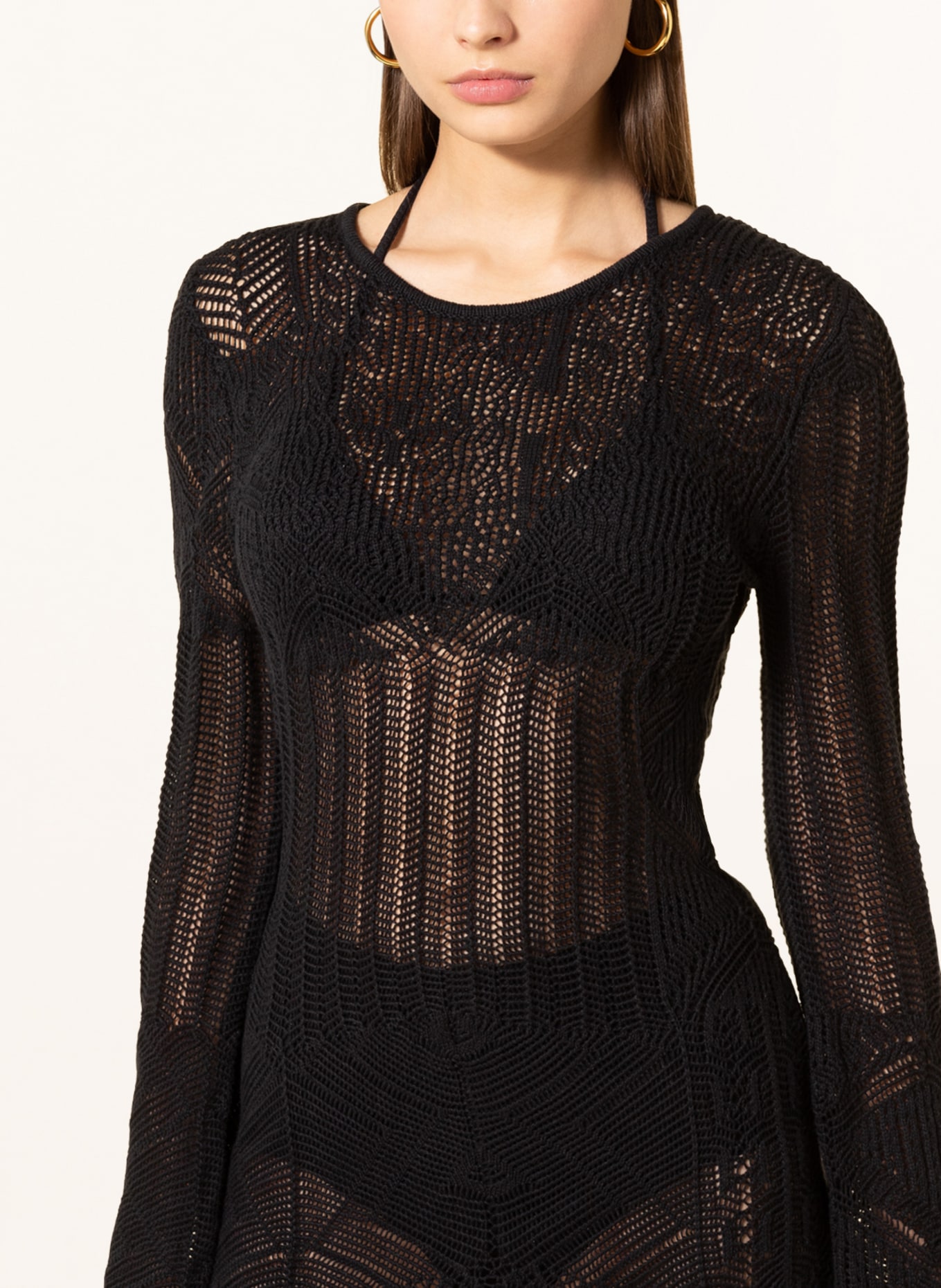 BIRGITTE HERSKIND Knit dress KENNEDY, Color: BLACK (Image 4)