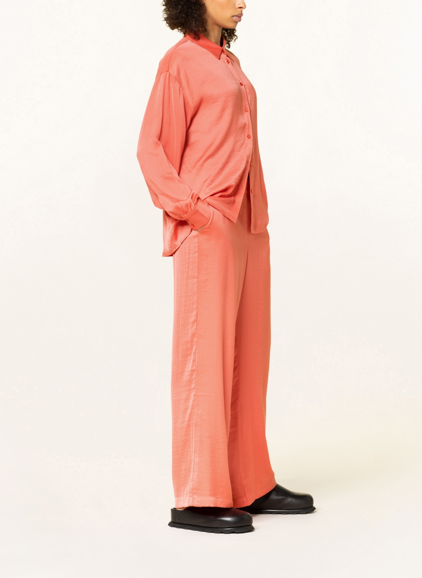 MSCH COPENHAGEN Spodnie marlena MSCHBARIA, Kolor: JASNOCZERWONY (Obrazek 4)