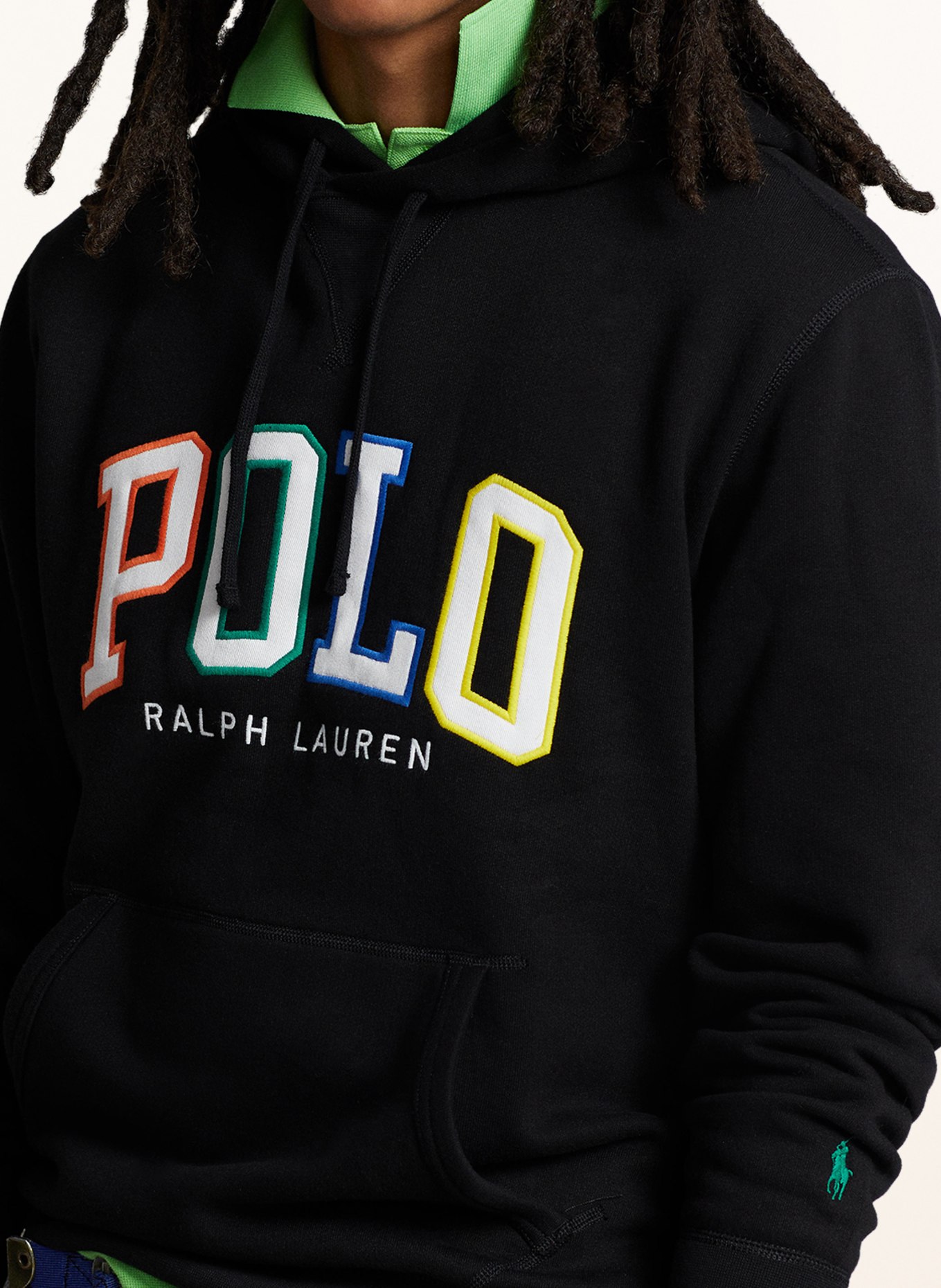 POLO RALPH LAUREN Hoodie, Color: BLACK (Image 4)