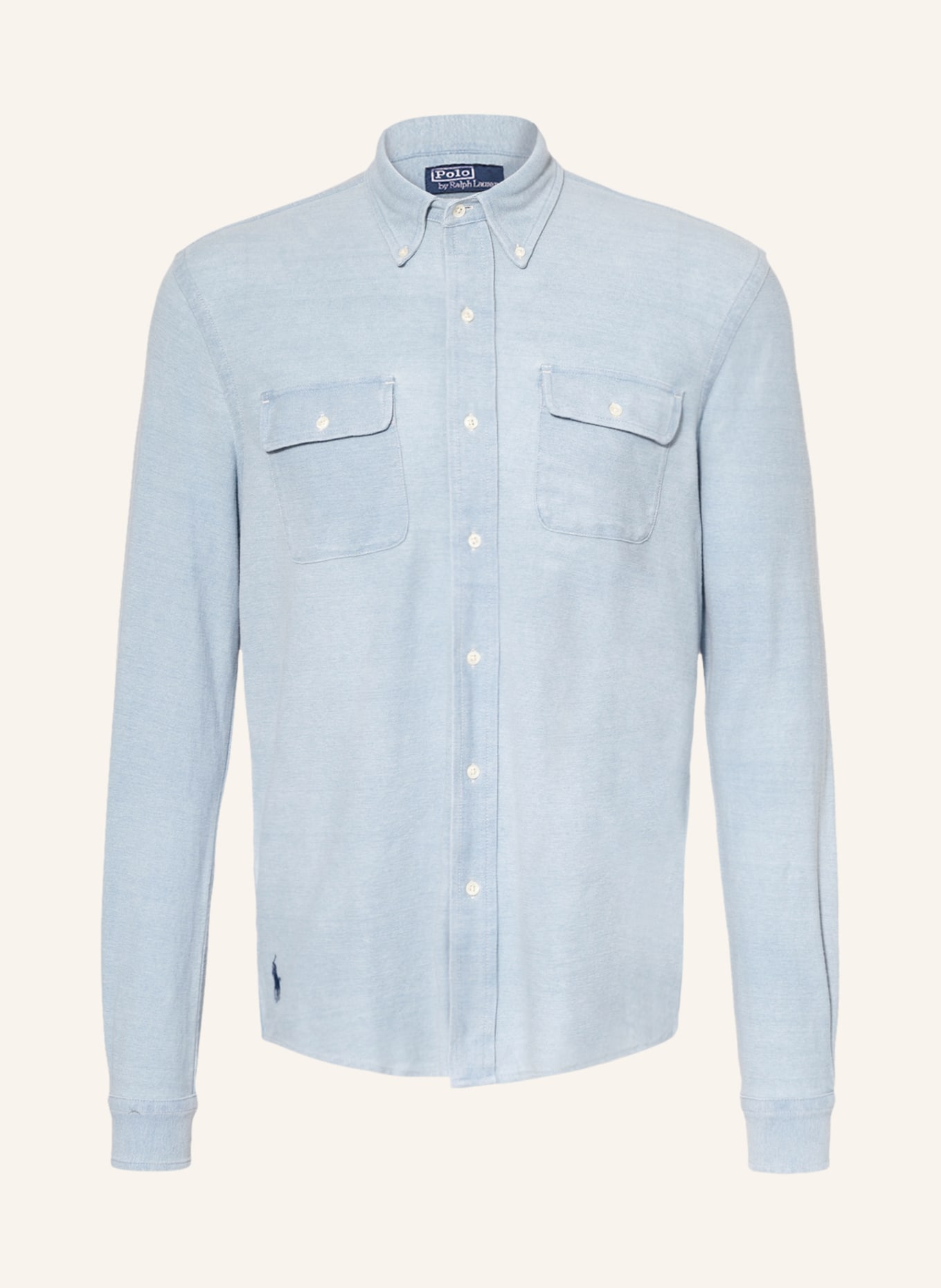 POLO RALPH LAUREN Shirt slim fit, Color: LIGHT BLUE (Image 1)