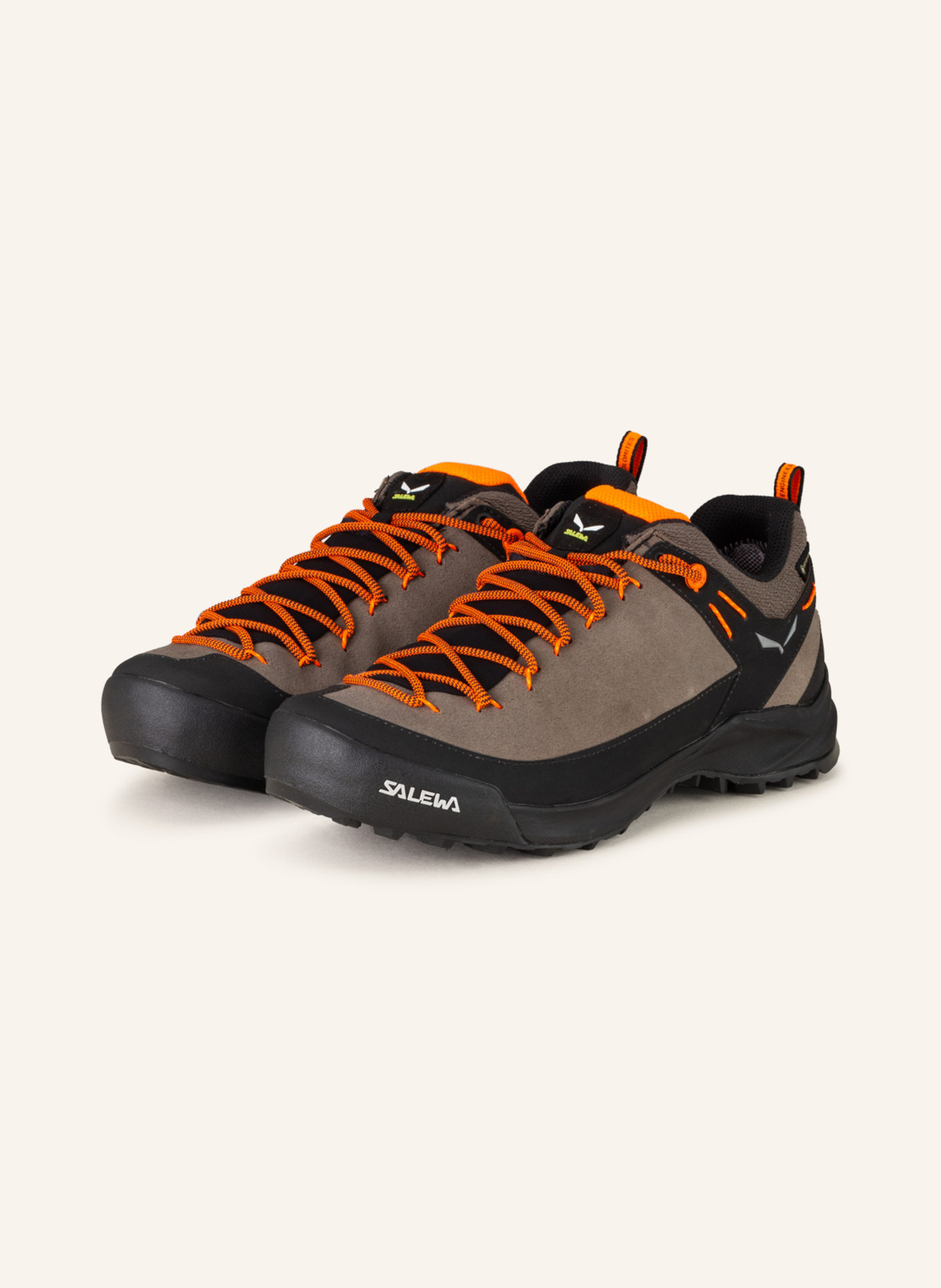 SALEWA Trekking shoes WILDFIRE LEATHER GORE-TEX® , Color: GRAY/ ORANGE (Image 1)