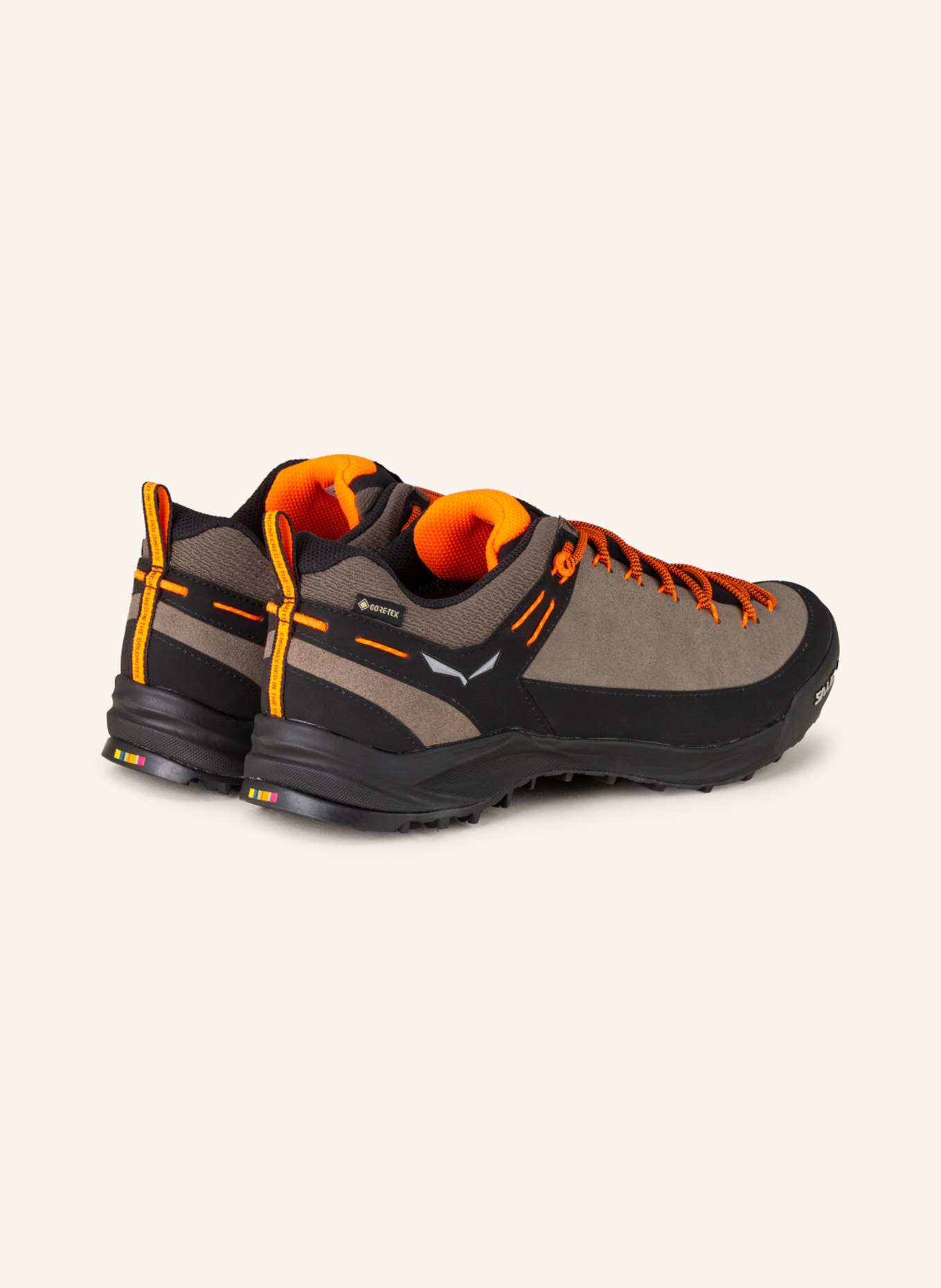 SALEWA Trekking shoes WILDFIRE LEATHER GORE-TEX® , Color: GRAY/ ORANGE (Image 2)