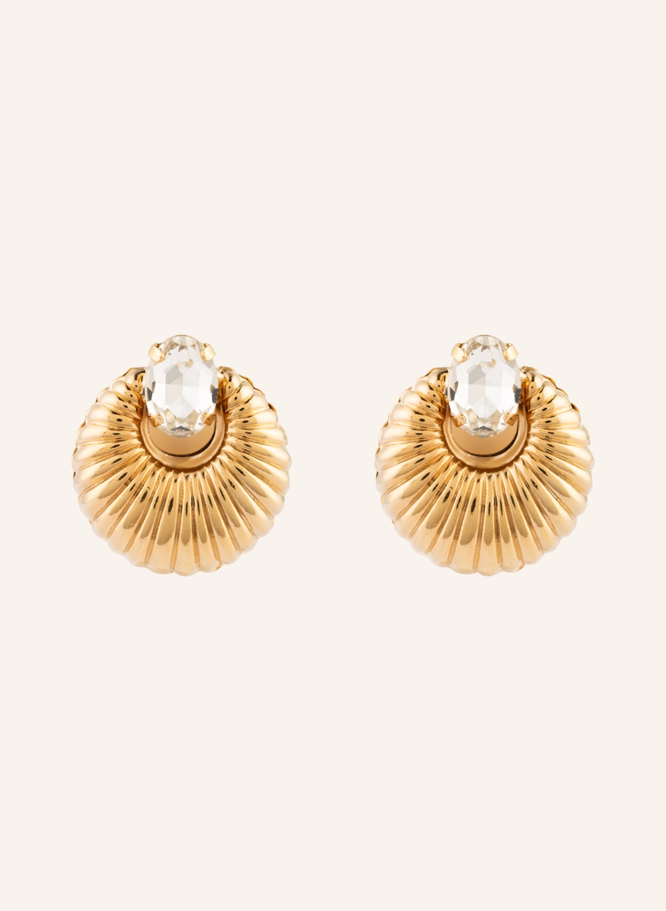 LOTT.gioielli Earrings ELODIE, Color: WHITE/ GOLD (Image 1)