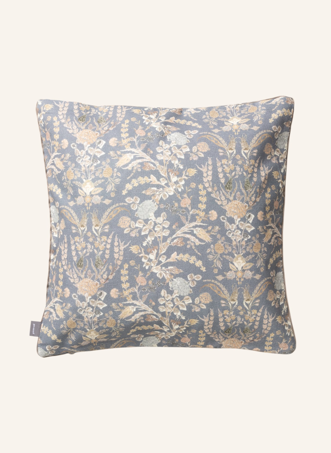 PAD Decorative cushion cover AMALIE, Color: BLUE GRAY/ BEIGE/ WHITE (Image 2)