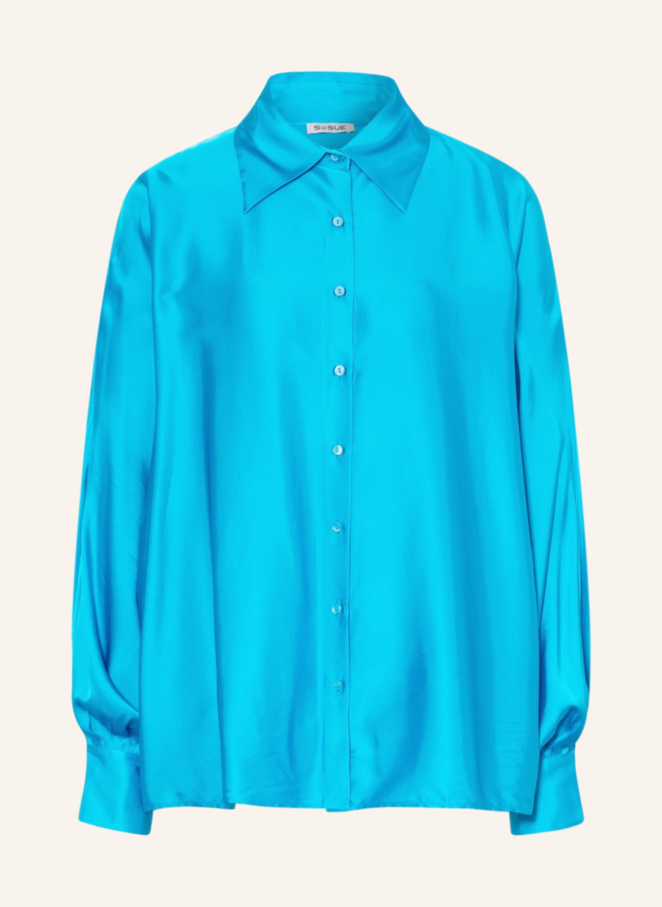 SoSUE Blouse ANTONIA, Color: TURQUOISE (Image 1)
