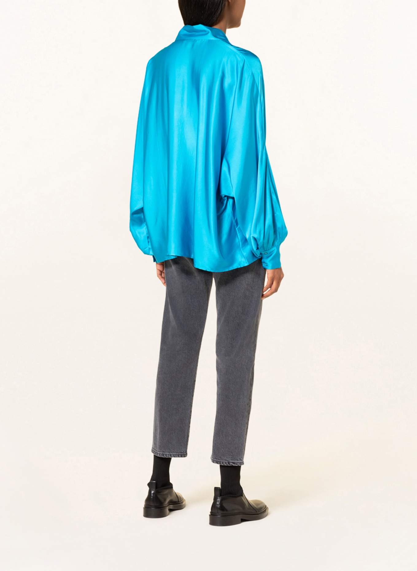 SoSUE Blouse ANTONIA, Color: TURQUOISE (Image 3)