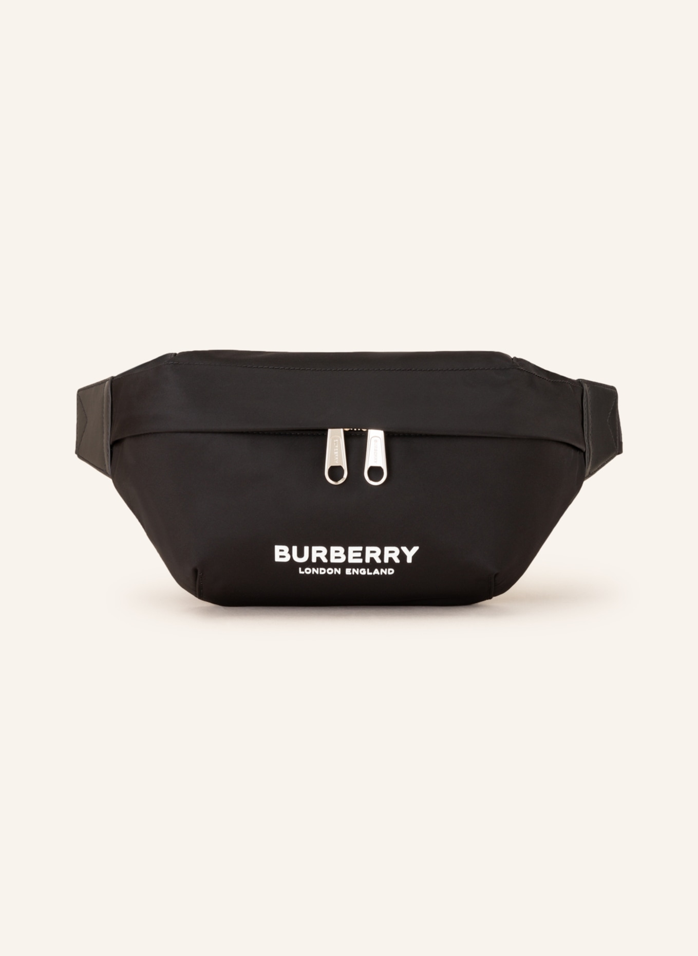 Burberry Logo Belt Bag New Logo Black and White  Hypebae