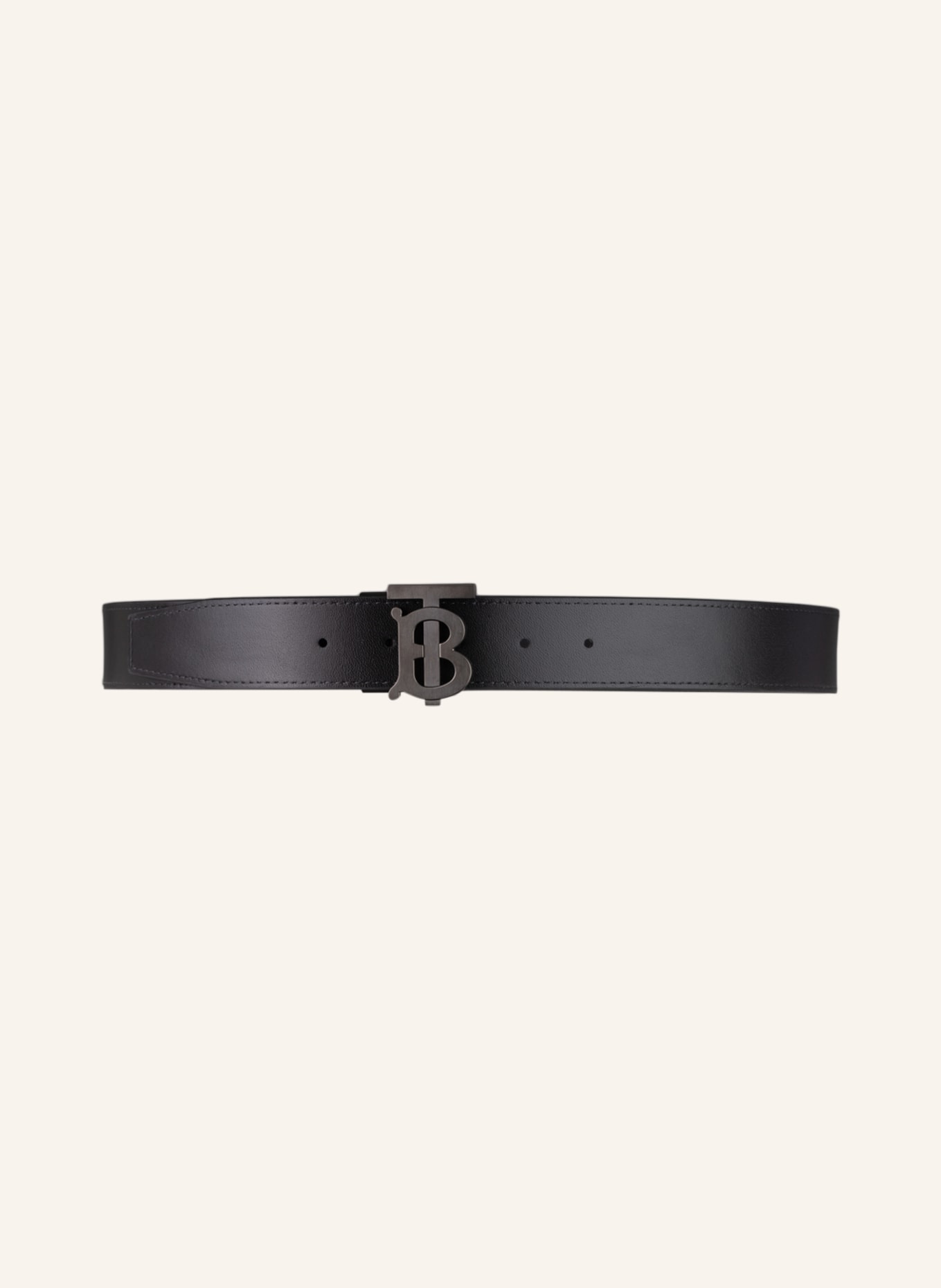 BURBERRY Leather belt LONDON reversible, Color: DARK BROWN (Image 3)