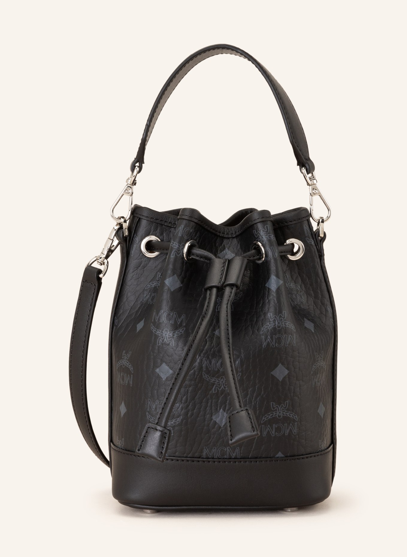 MCM Beuteltasche DESSAU: SCHWARZ