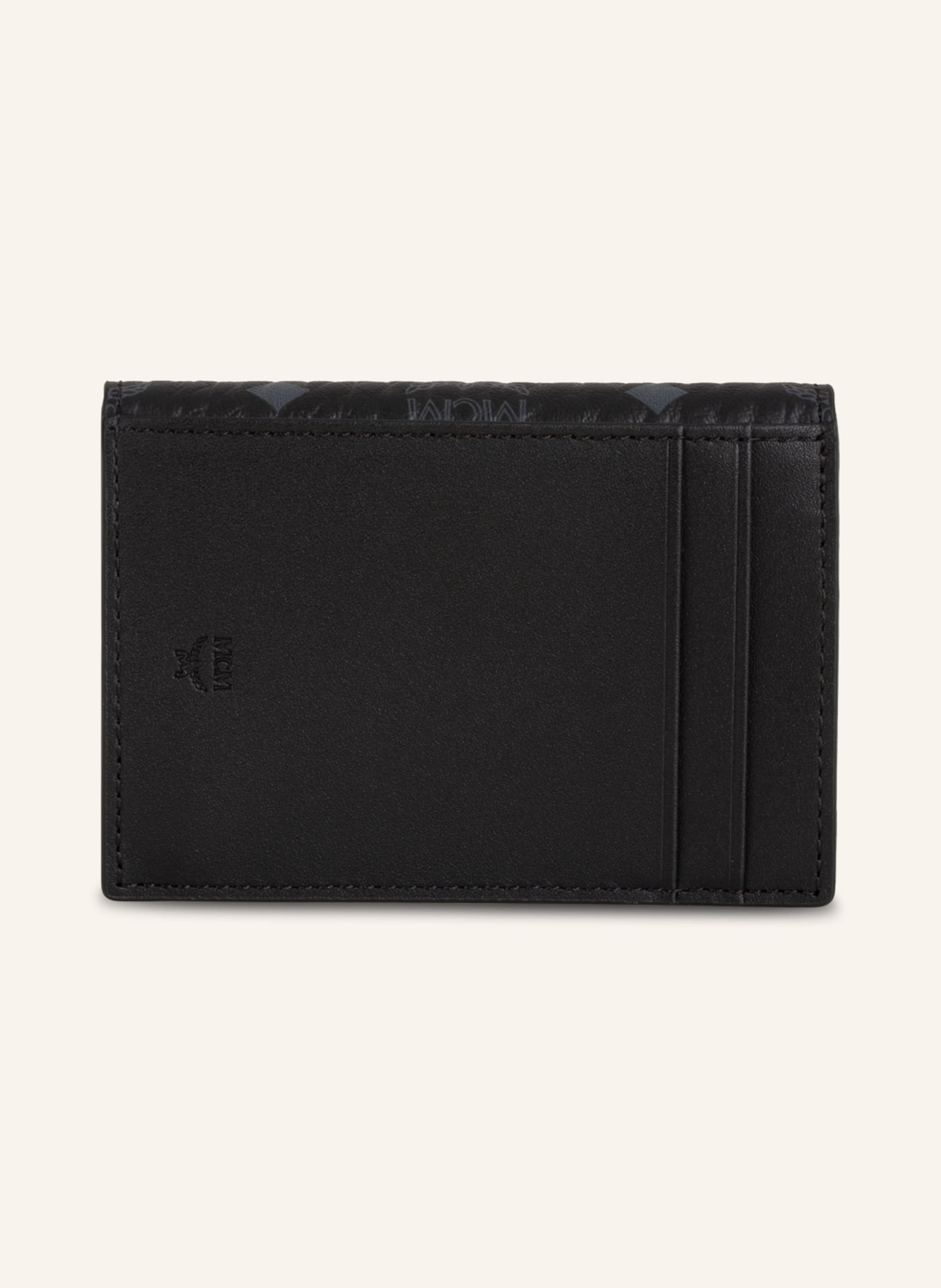 MCM Card case AREN with coin compartment , Color: BLACK (Image 2)