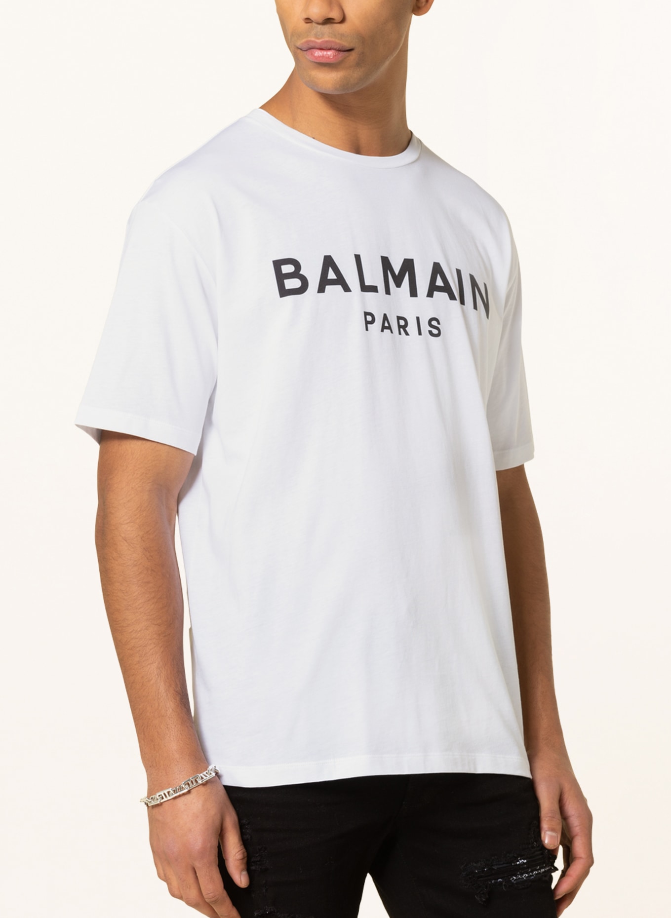 BALMAIN T-shirt, Kolor: BIAŁY (Obrazek 4)