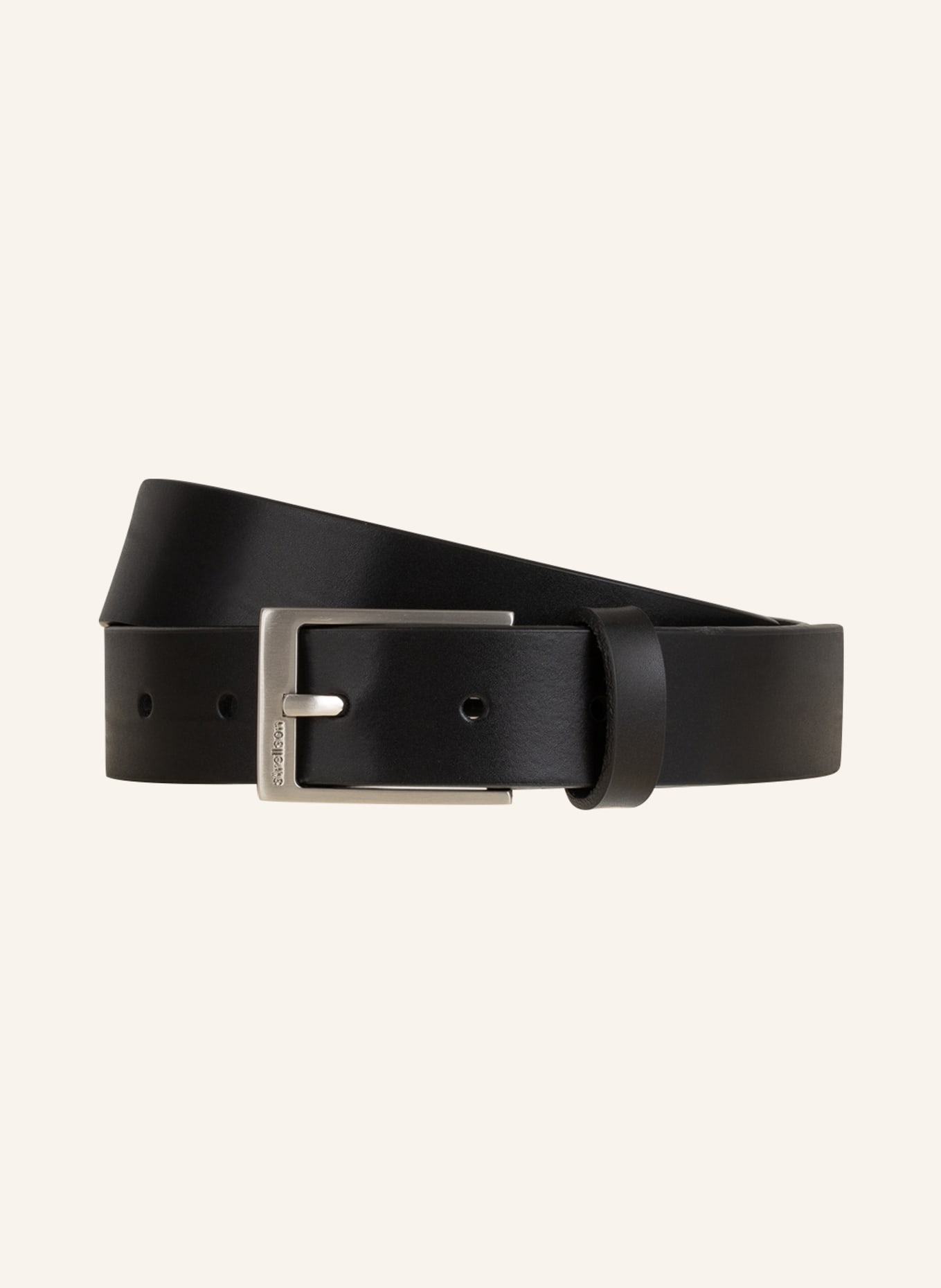 STRELLSON Leather belt, Color: BLACK (Image 1)