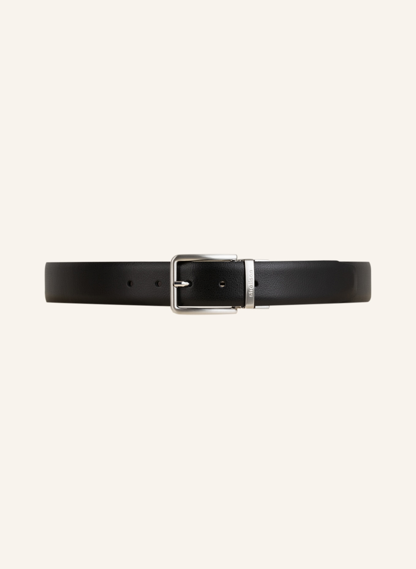 STRELLSON Leather belt, Color: BLACK/ DARK BROWN (Image 2)