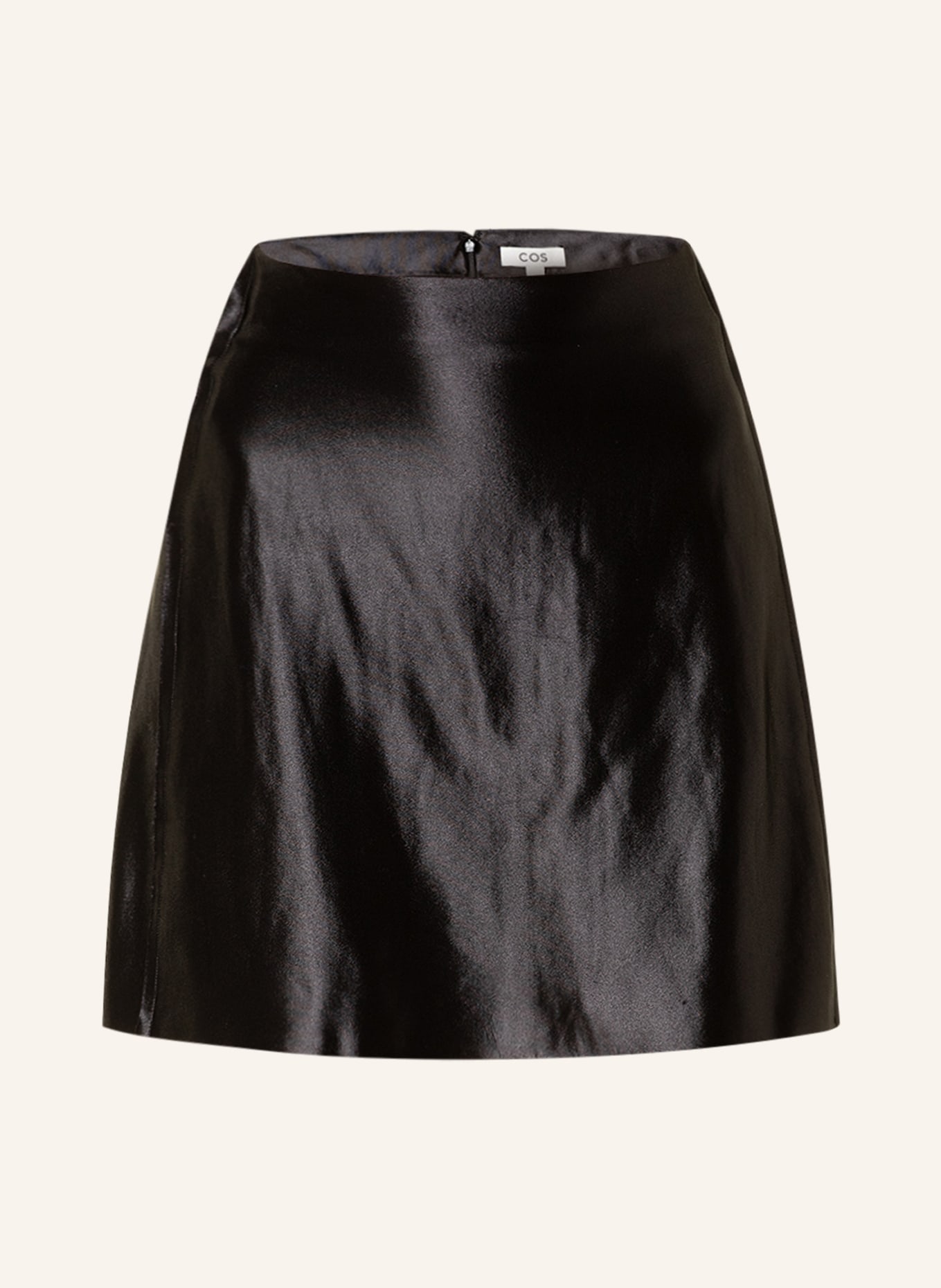 COS Satin skirt, Color: BLACK (Image 1)