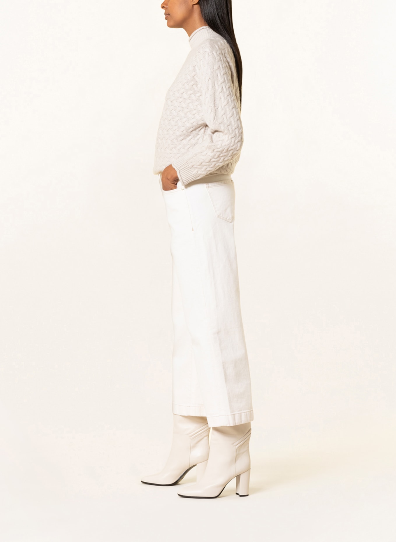 windsor. Jeans-Culotte MIMI, Farbe: 118 Open White                 118 (Bild 4)