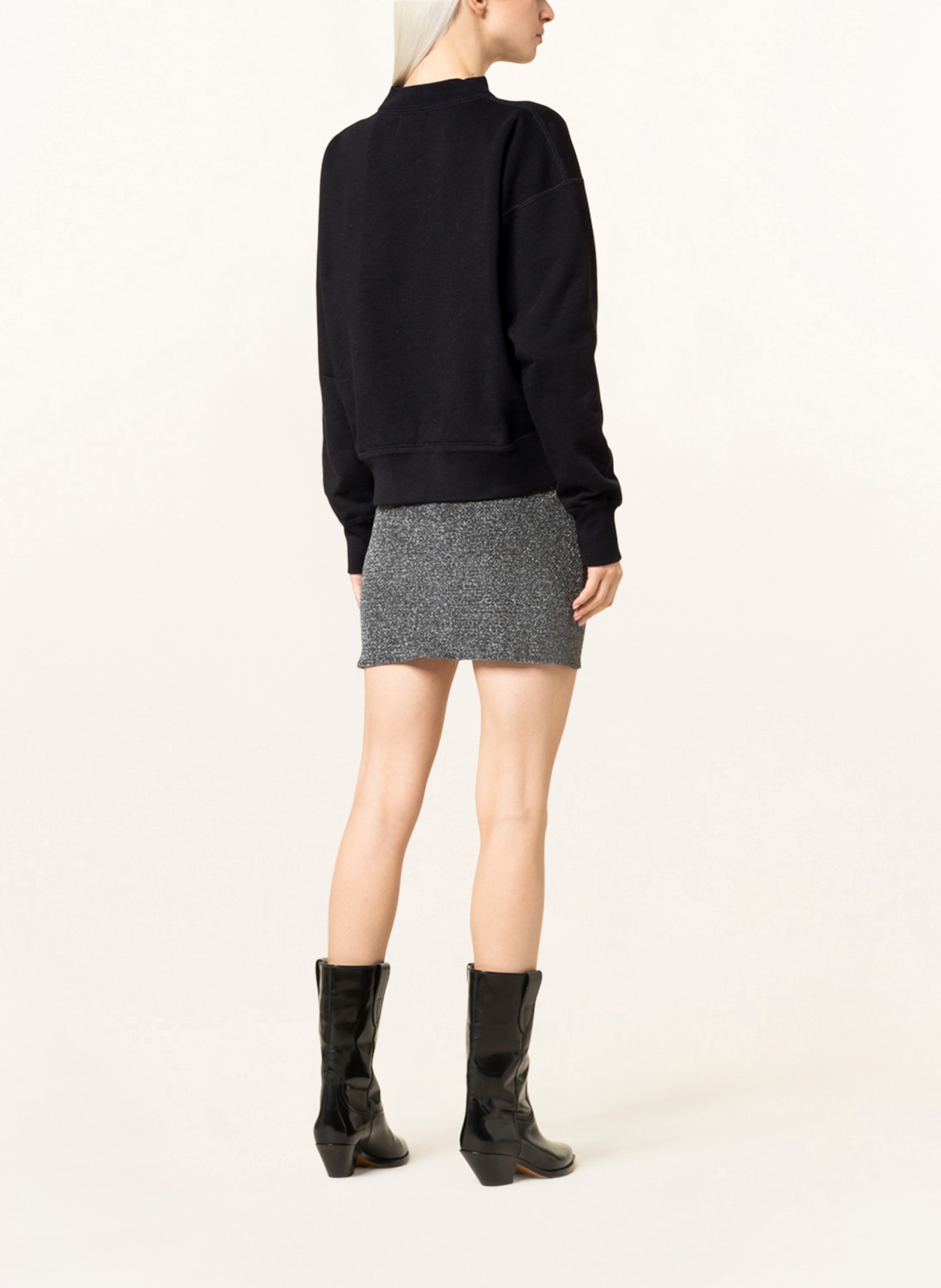 MARANT ÉTOILE Sweatshirt MOBY, Color: BLACK (Image 3)