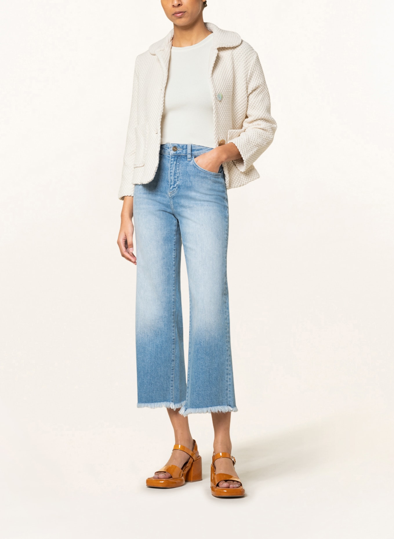 rich&royal Culotte jeans, Color: 700 DENIM BLUE (Image 2)