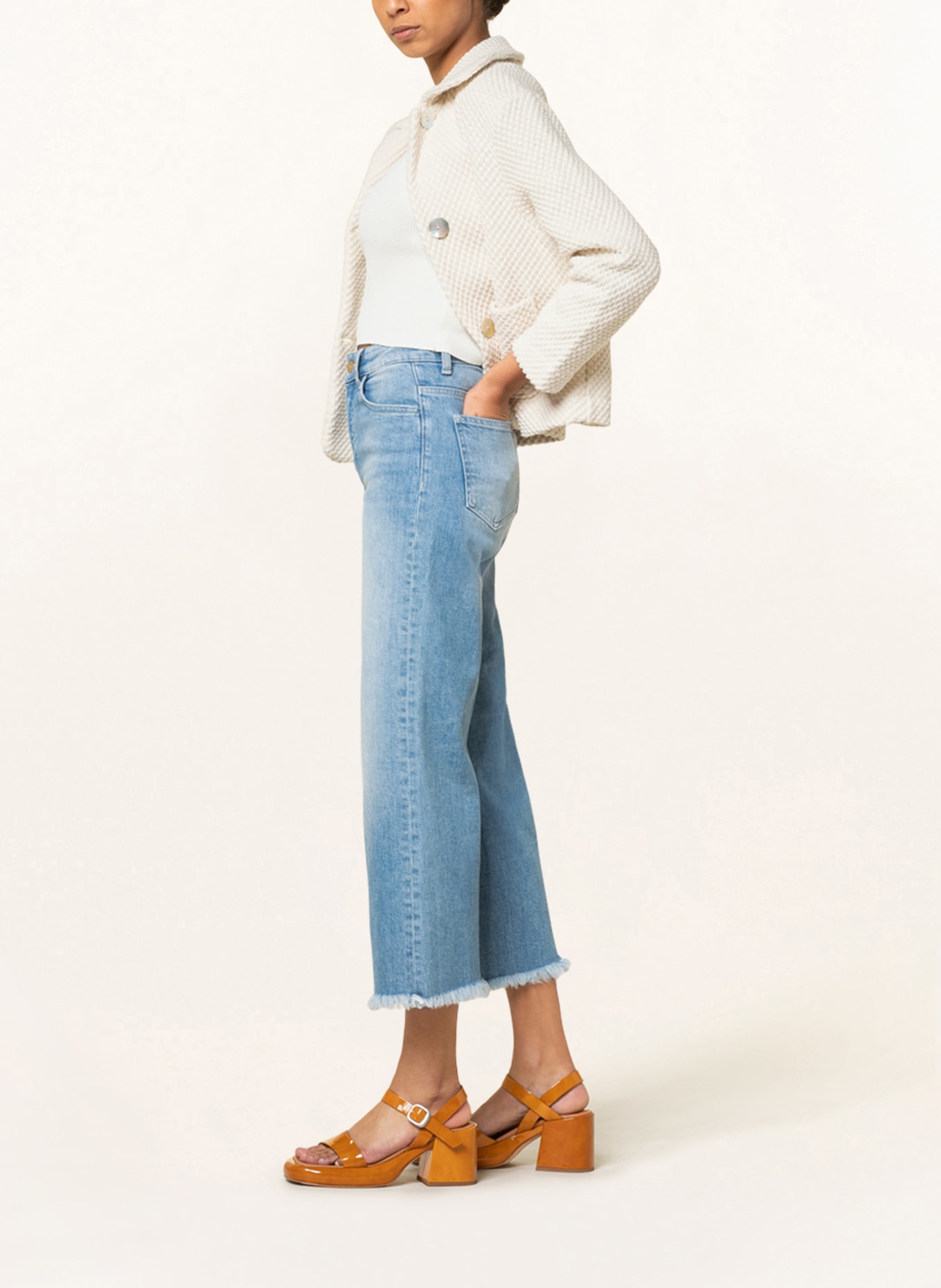 rich&royal Culotte jeans, Color: 700 DENIM BLUE (Image 4)