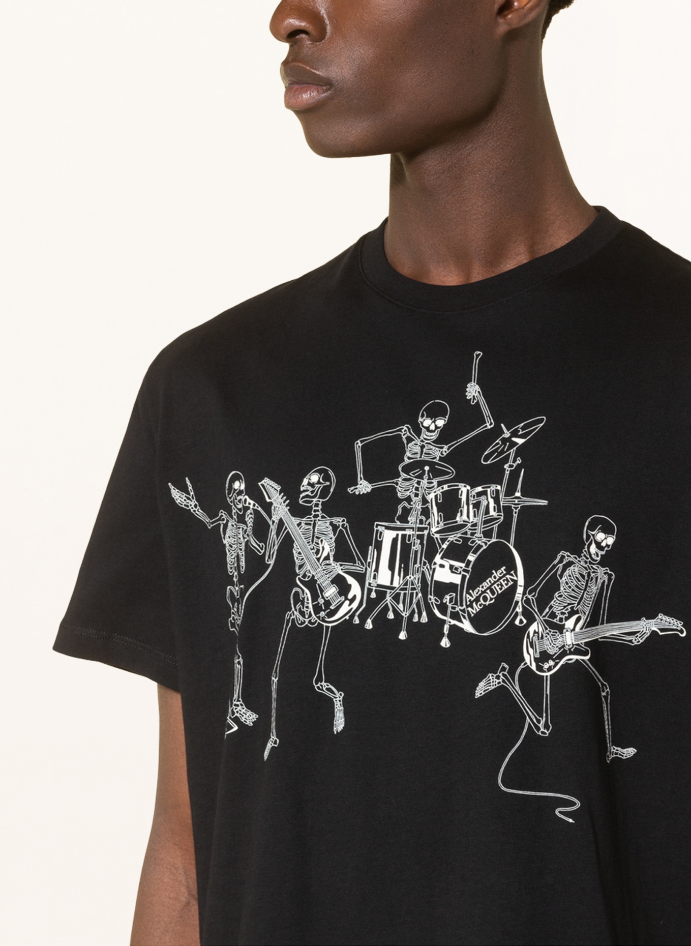 Alexander mcqueen 2025 black t shirt