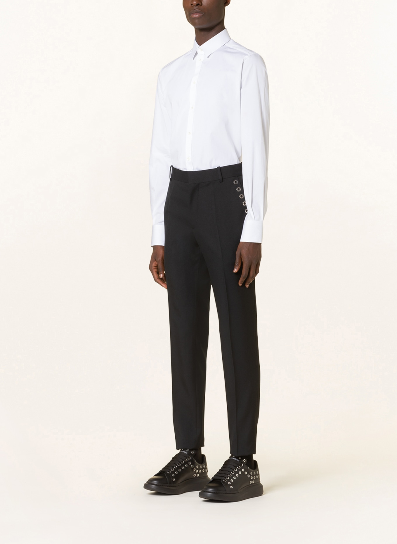Alexander McQUEEN Anzughose Extra Slim Fit, Farbe: SCHWARZ (Bild 3)