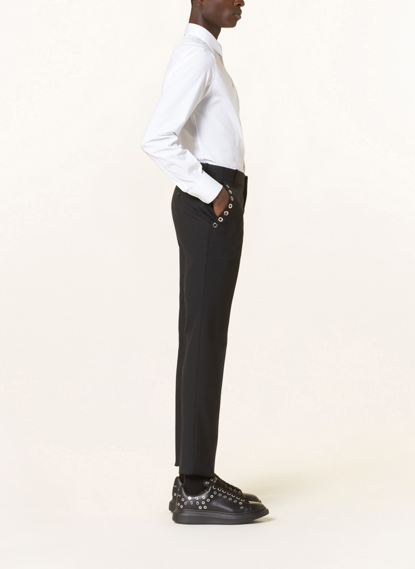 Alexander McQUEEN Anzughose Extra Slim Fit, Farbe: SCHWARZ (Bild 4)
