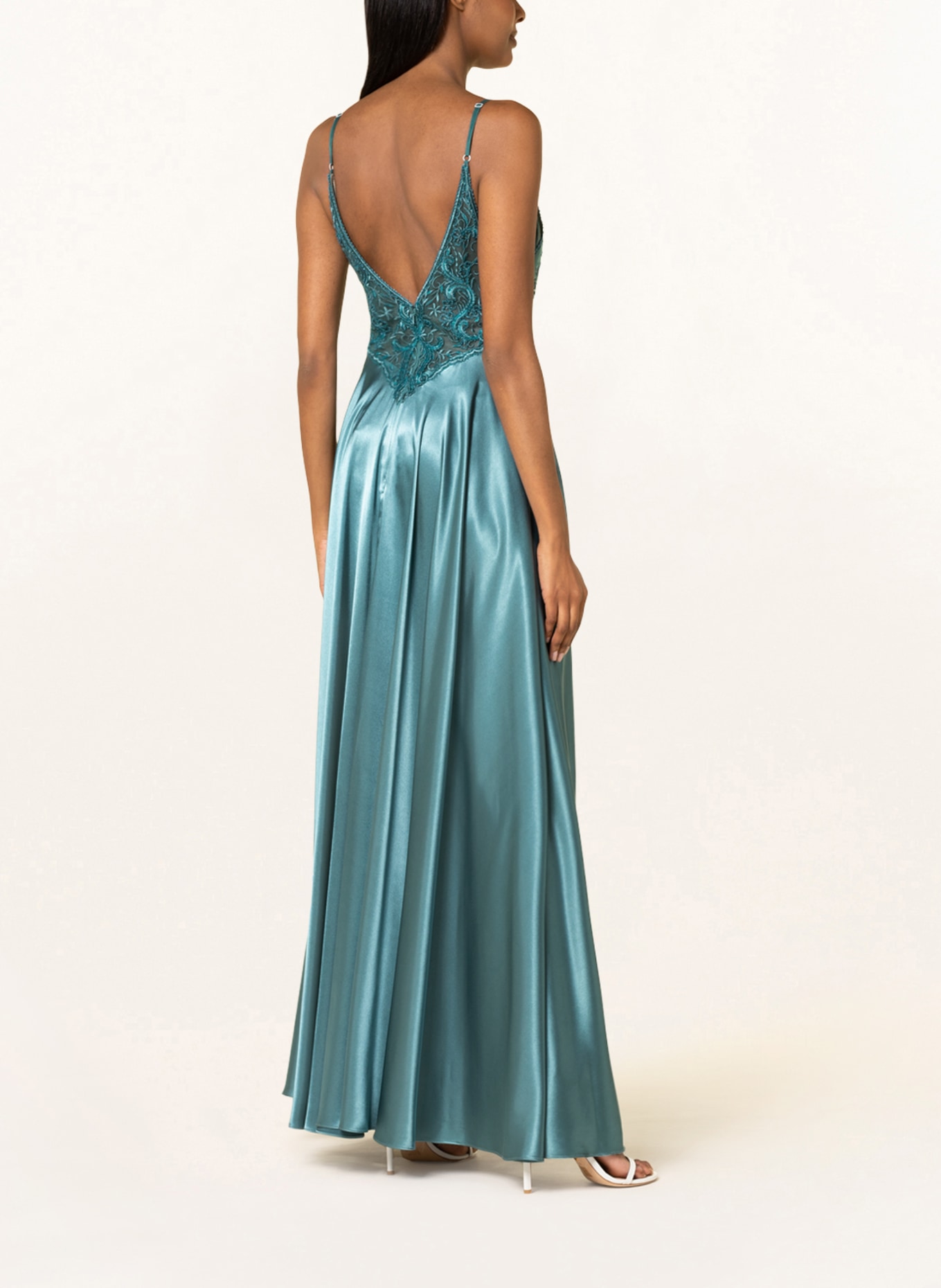VM Vera Mont Evening dress with lace and sequins , Color: BLUE (Image 3)