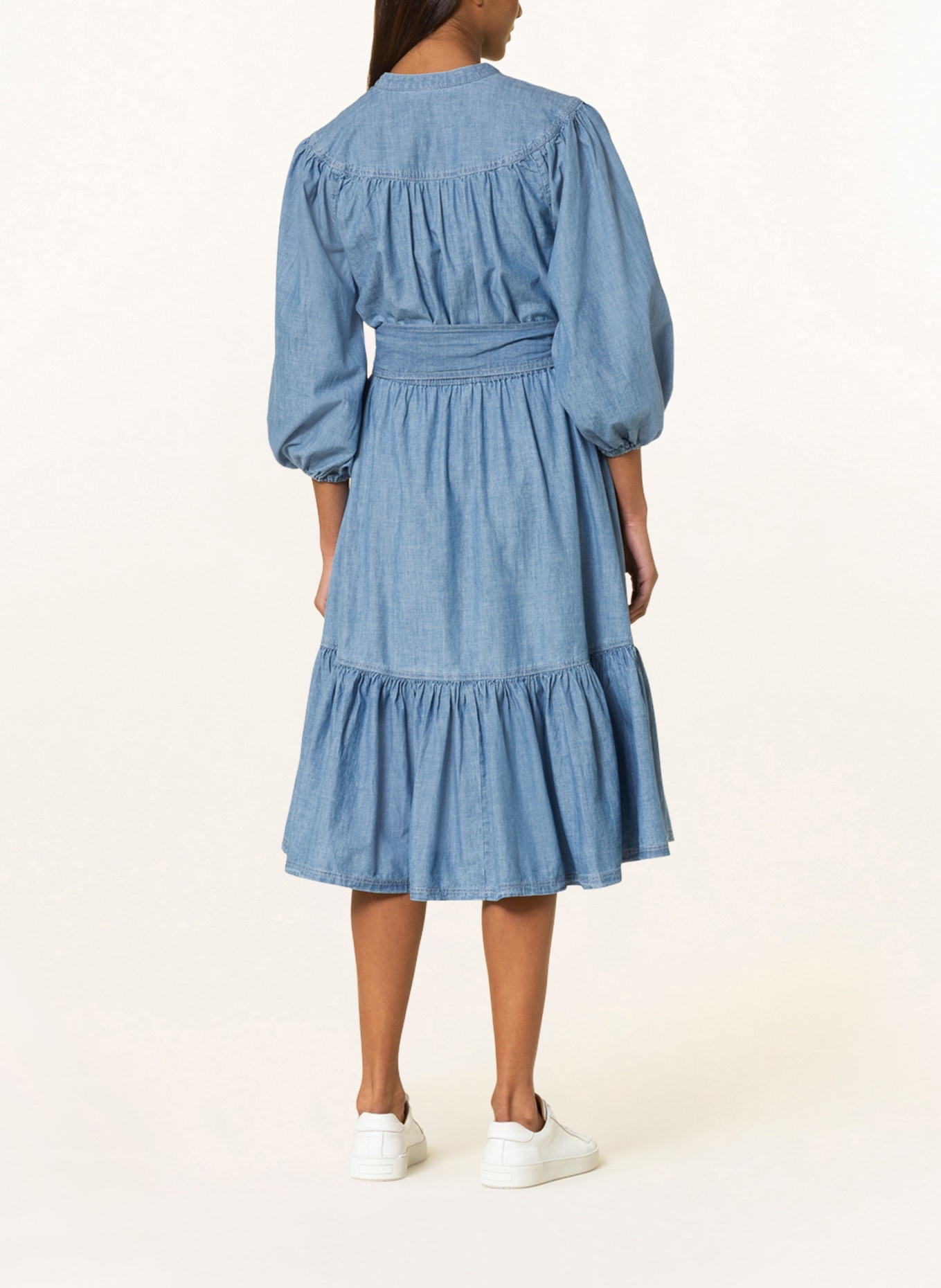 LAUREN RALPH LAUREN Denim dress, Color: LIGHT BLUE (Image 3)