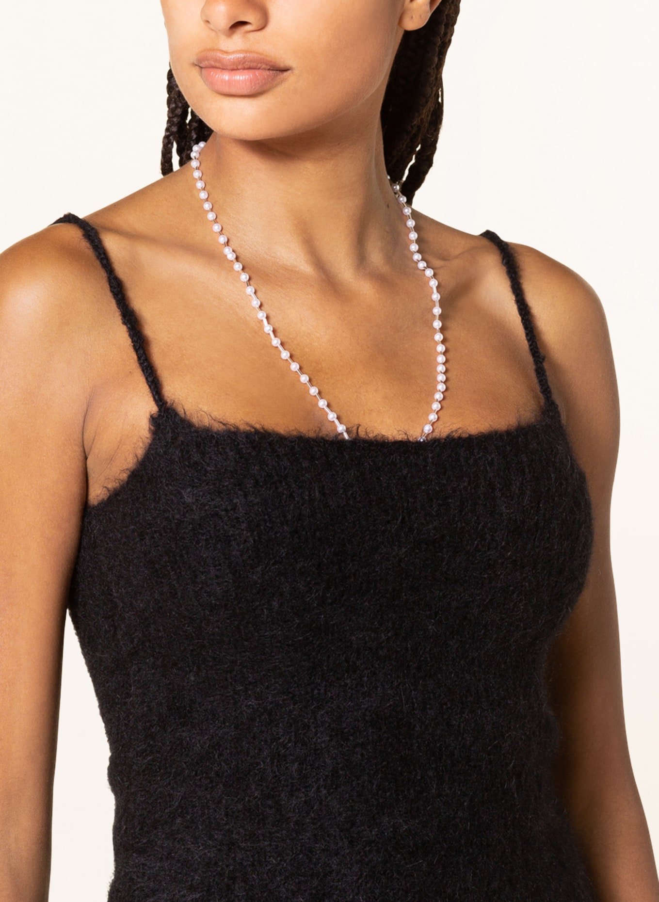 MUSIER PARIS Knit top with mohair and alpaca , Color: BLACK (Image 4)