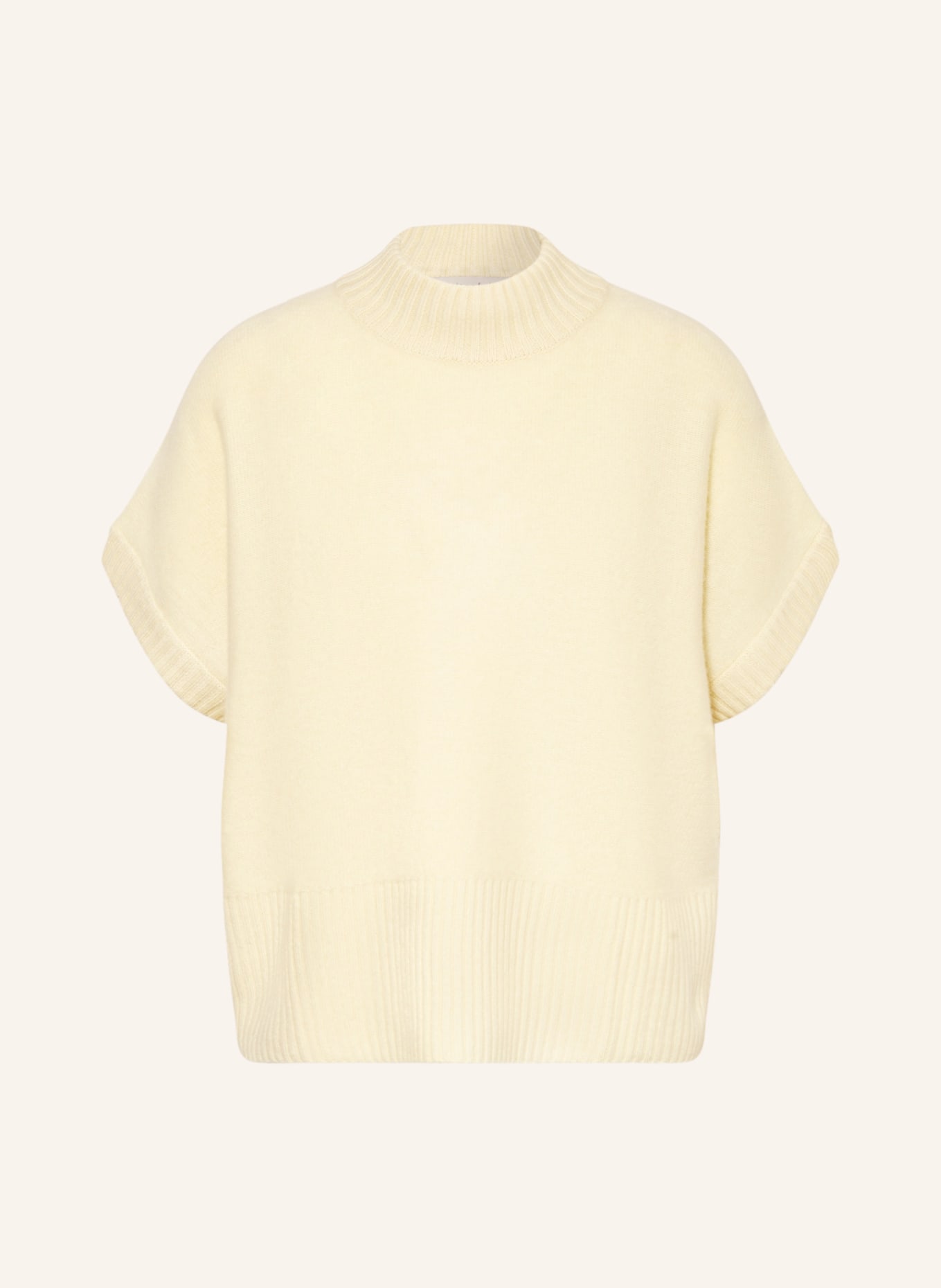 lilienfels Cashmere-Pullunder: HELLGELB