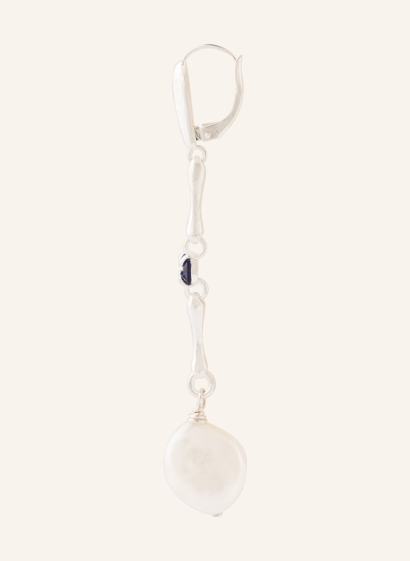 Maximova Jewelry Dangle earrings, Color: SILVER/ BLUE (Image 2)