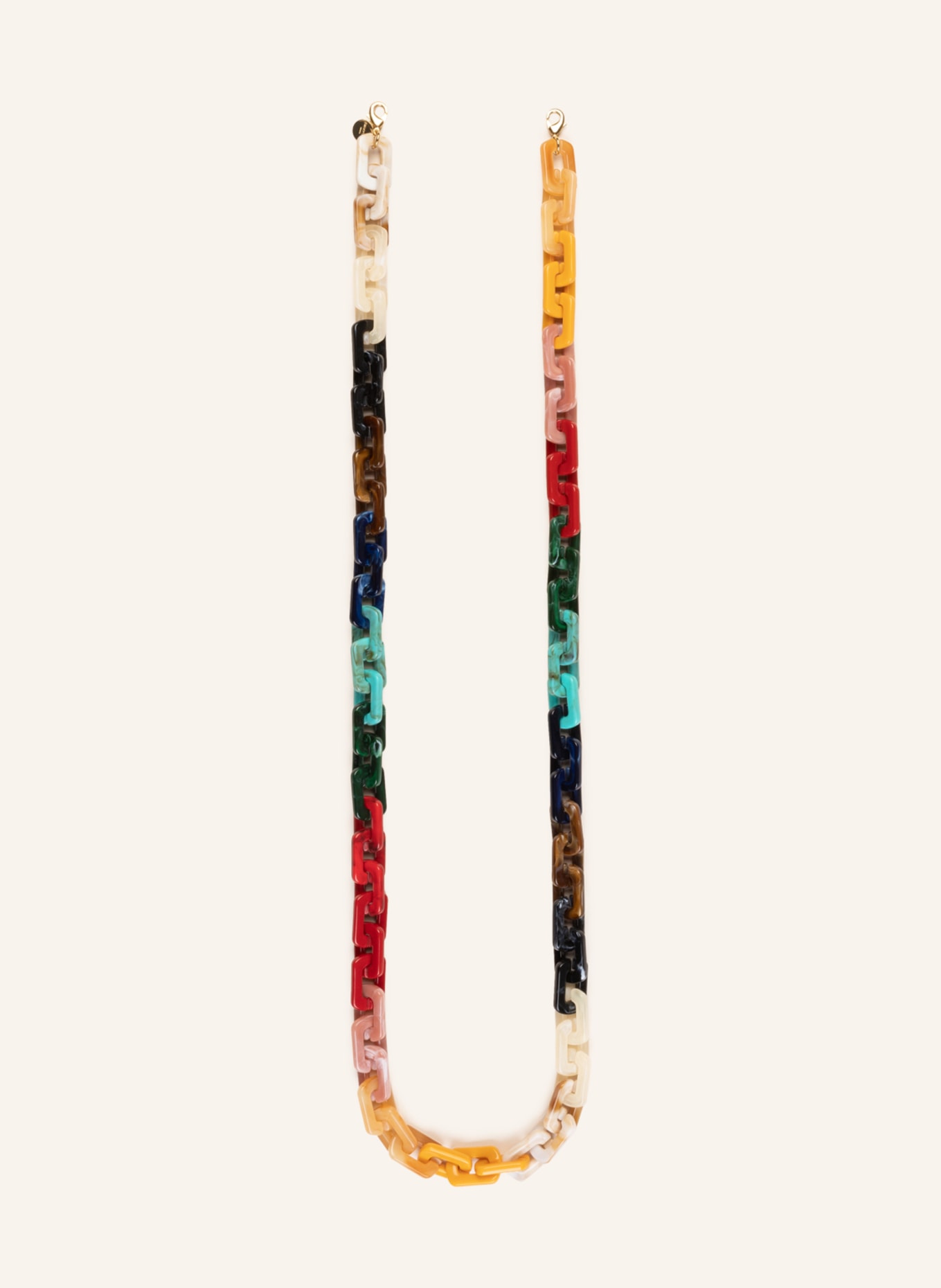 CHEEKY CHAIN MUNICH Smartphone-Kette HOLLY, Farbe: MINT/ DUNKELGELB/ DUNKELBLAU (Bild 1)