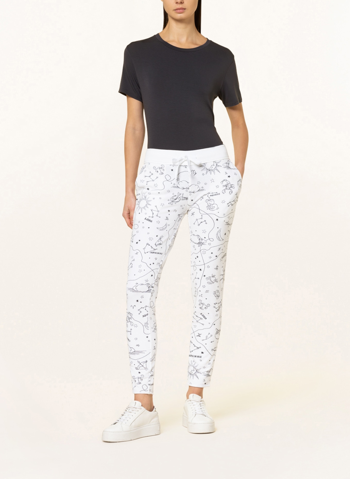 Juvia Sweatpants SMILLA, Color: WHITE (Image 2)