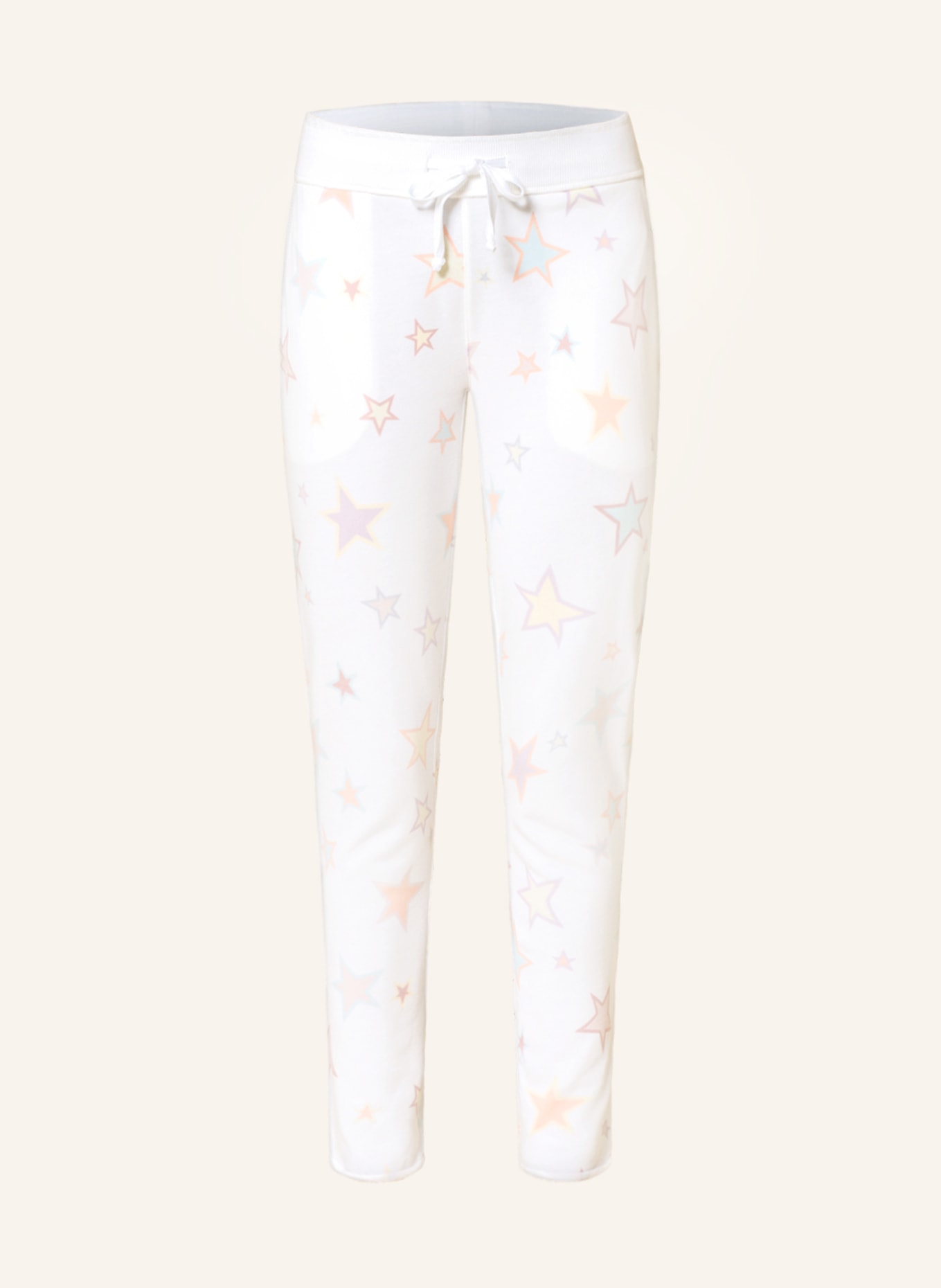 Yellow sweatpants new arrivals with white stars
