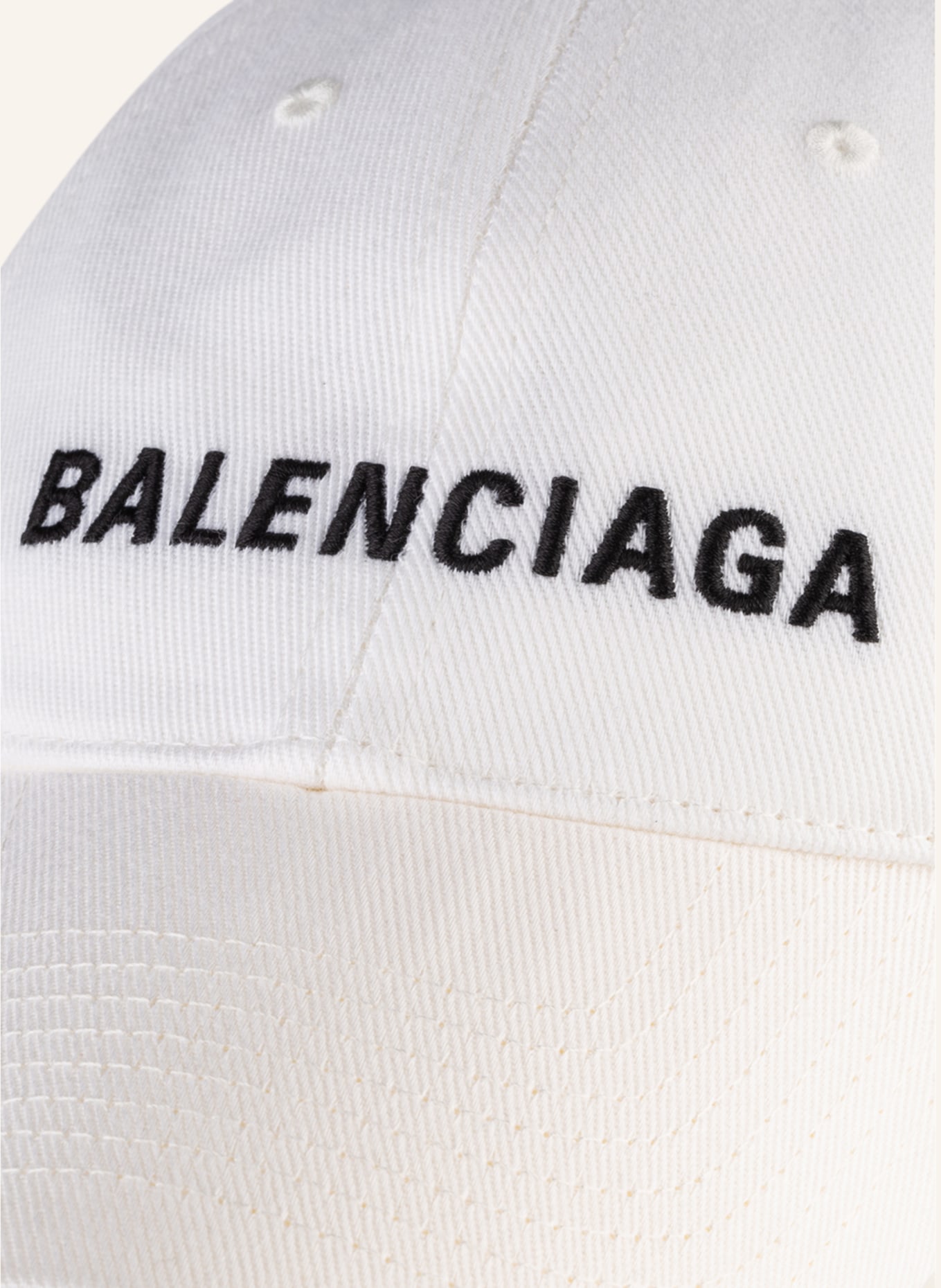 BALENCIAGA Cap, Farbe: WEISS/ SCHWARZ (Bild 4)