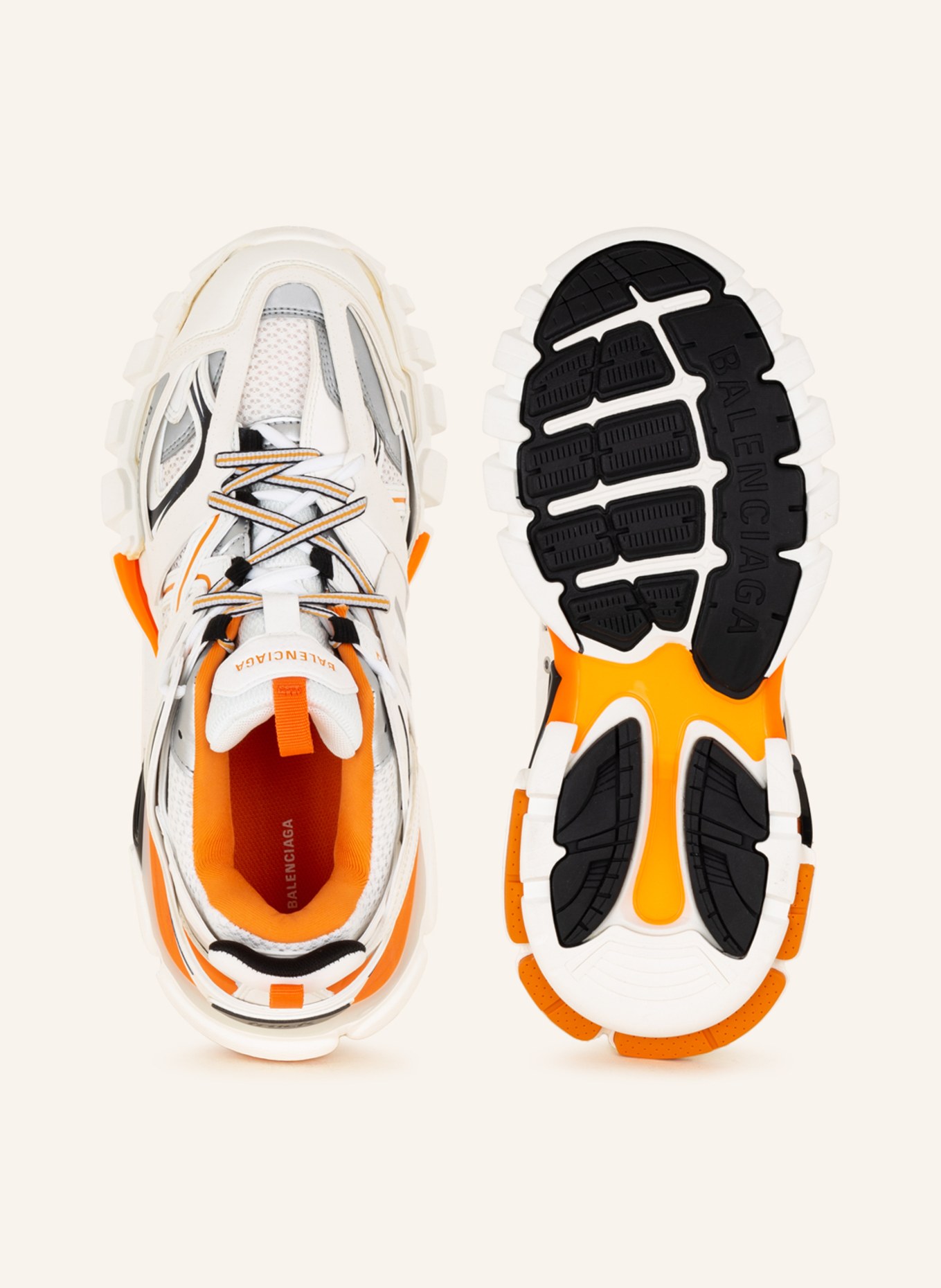 BALENCIAGA Sneaker TRACK, Farbe: WEISS/ ORANGE (Bild 5)