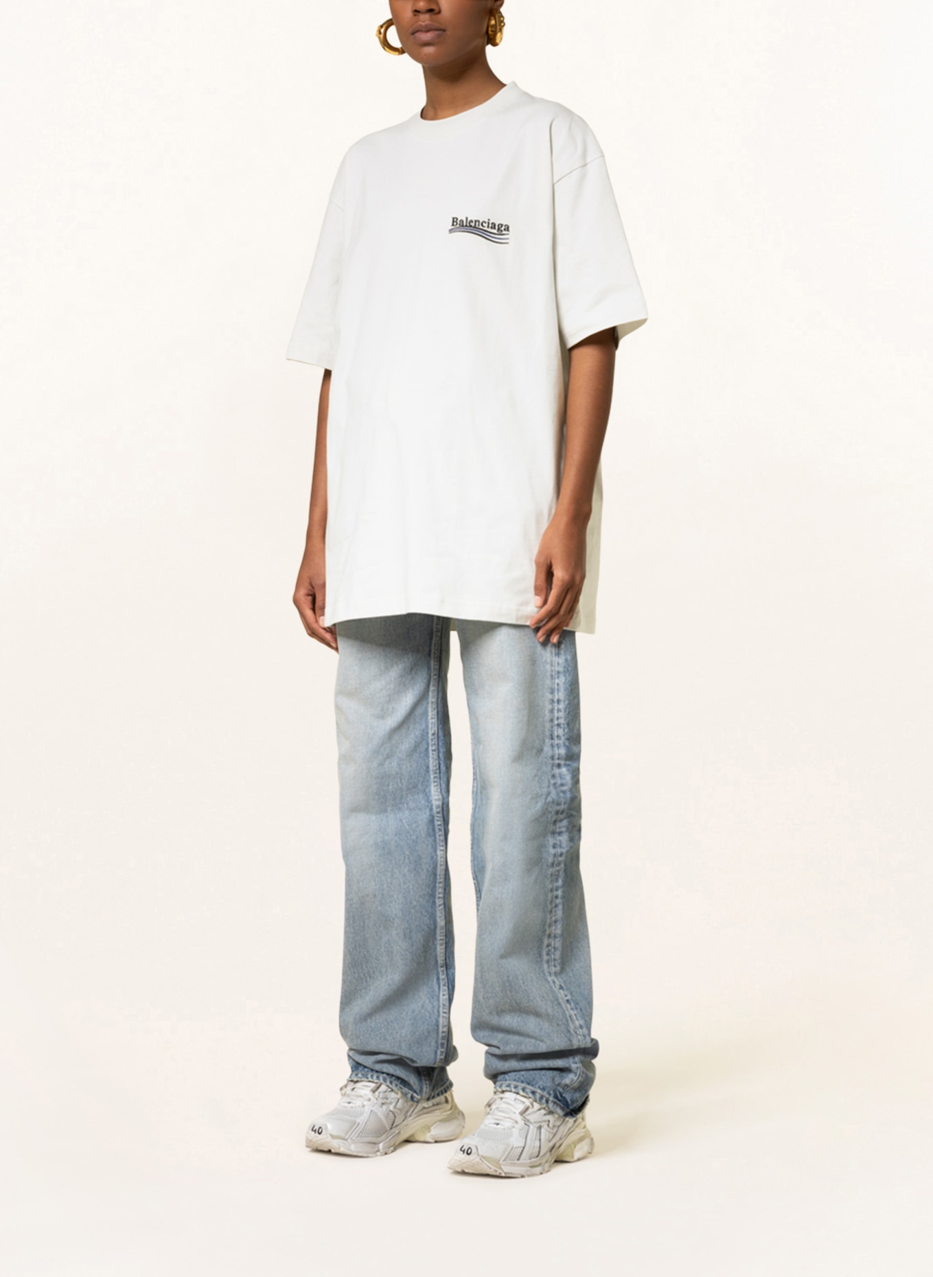 BALENCIAGA Oversized-Shirt , Farbe: WEISS (Bild 2)