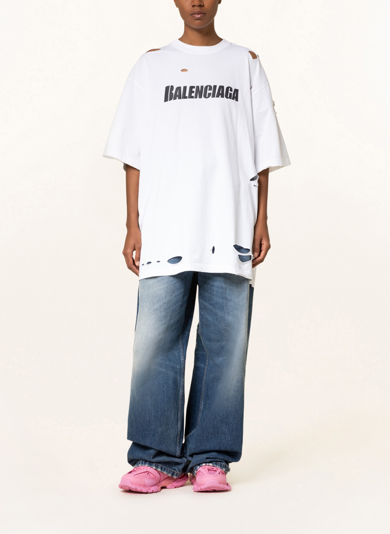 BALENCIAGA Oversized-Shirt , Farbe: WEISS (Bild 2)