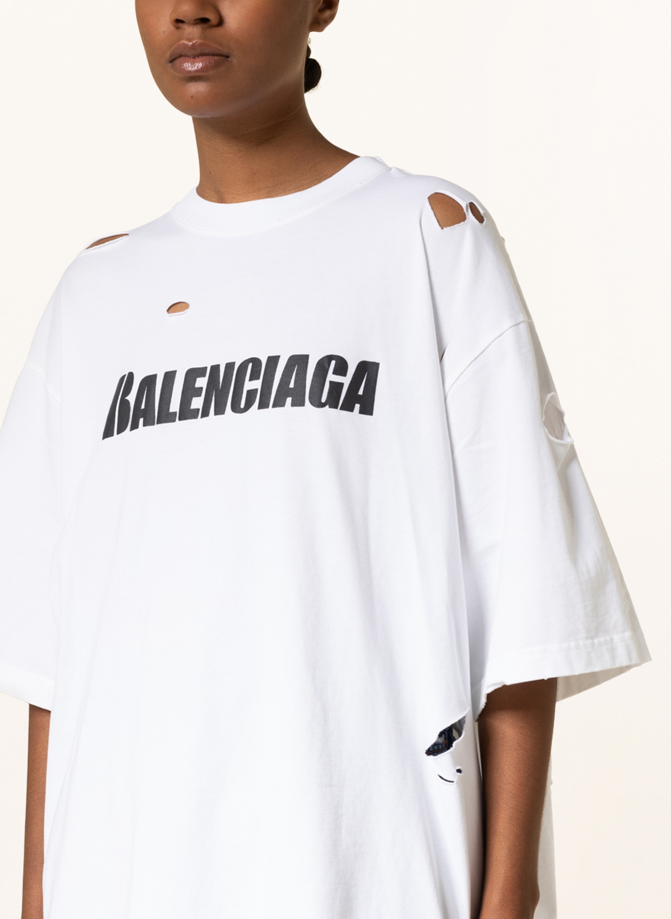 BALENCIAGA Oversized-Shirt , Farbe: WEISS (Bild 4)